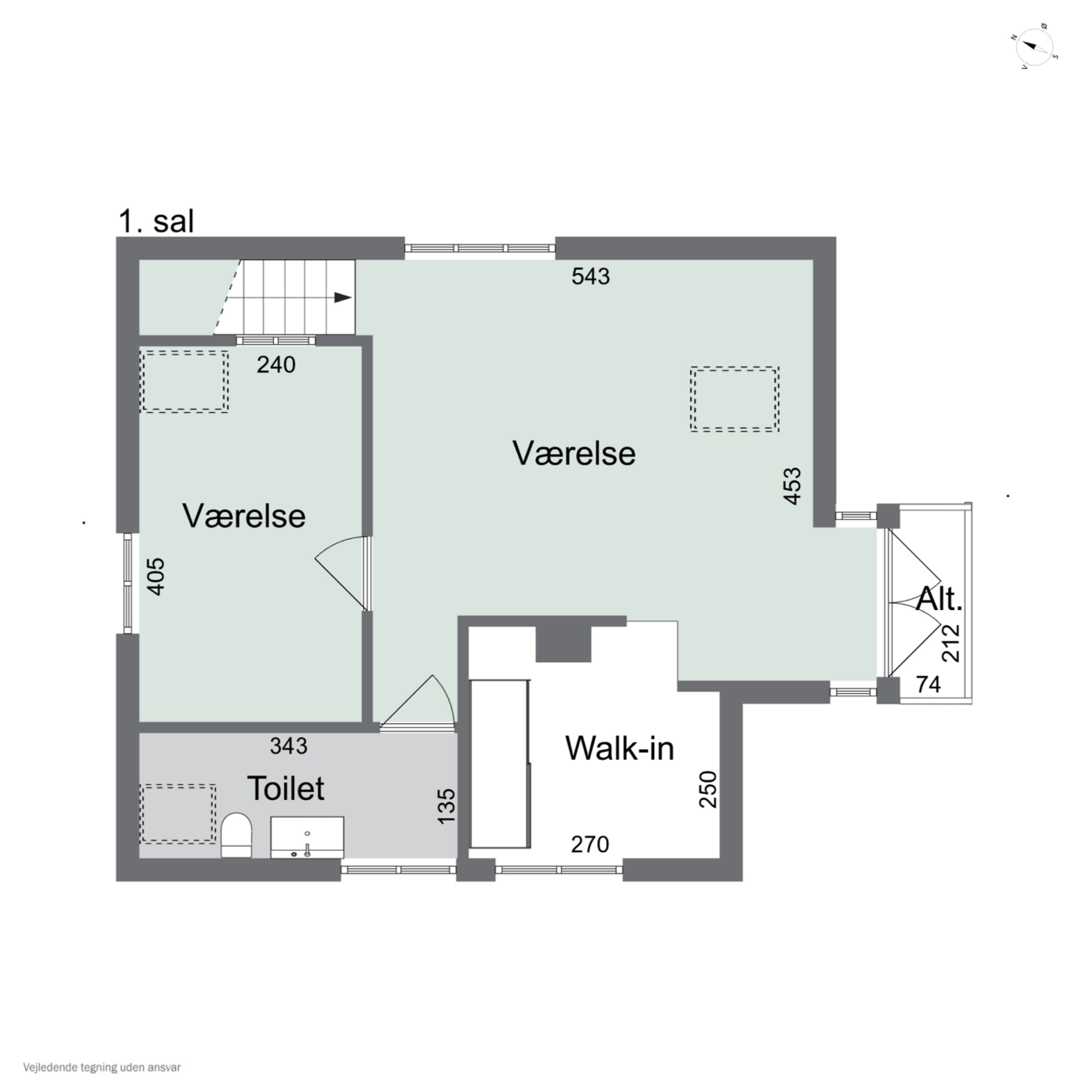 Plantegninger billede af Thorningvej 33, 8620 Kjellerup