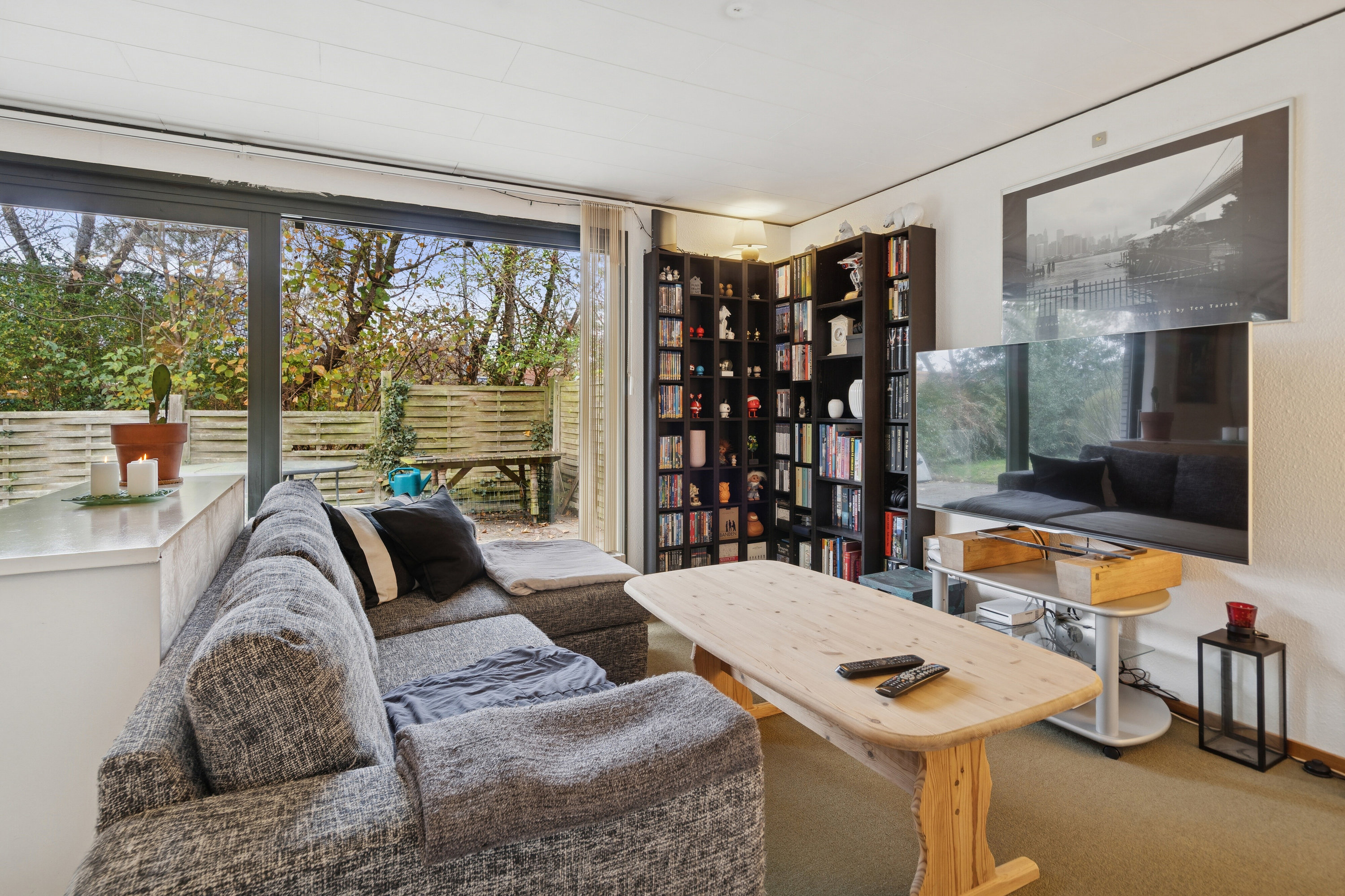 Fremhævet stue billede i fuldskærmstilstand. Billede af Billeshavevej 8, Korup, 5210 Odense NV