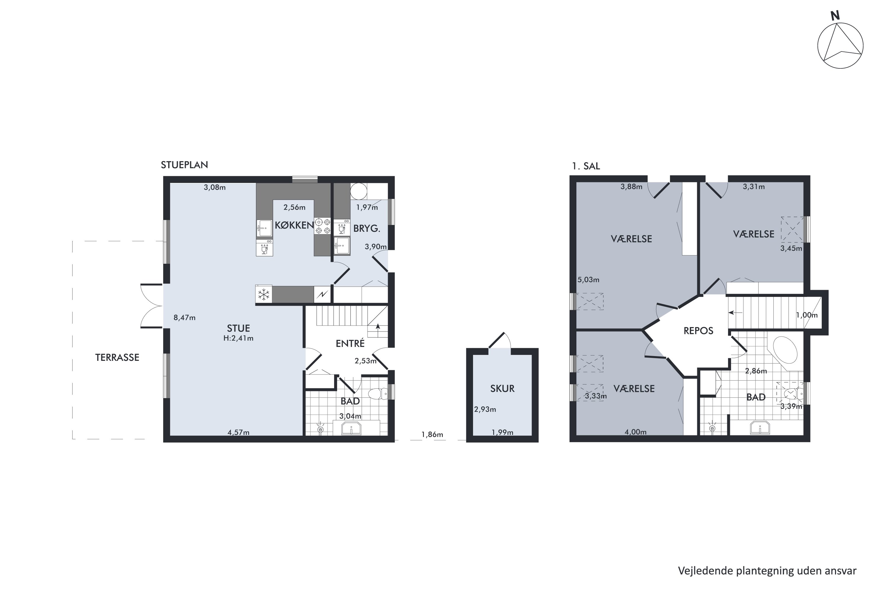 Plantegninger billede af Kirkebjerggårdsvej 12B, 2635 Ishøj
