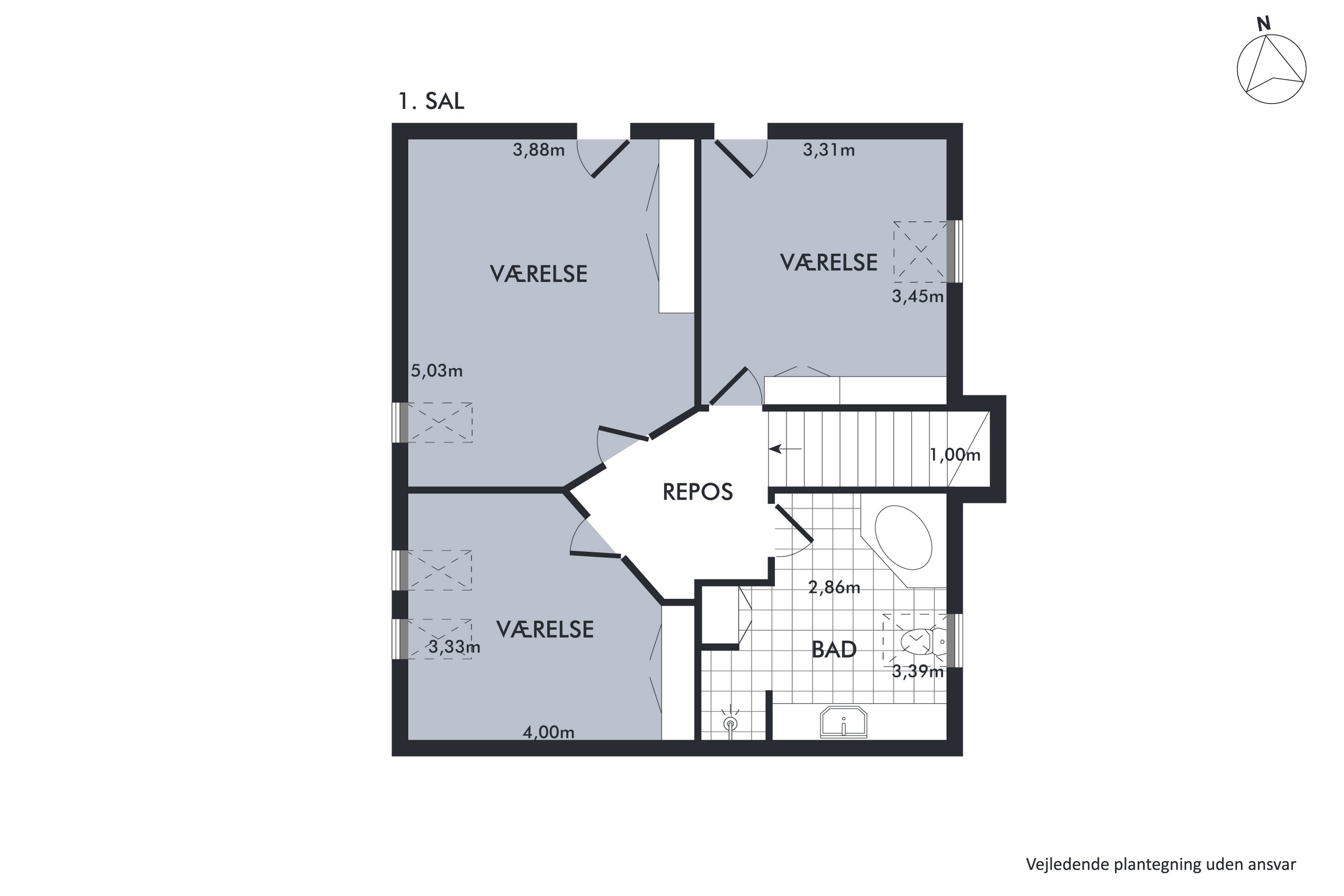 Plantegninger billede af Kirkebjerggårdsvej 12B, 2635 Ishøj