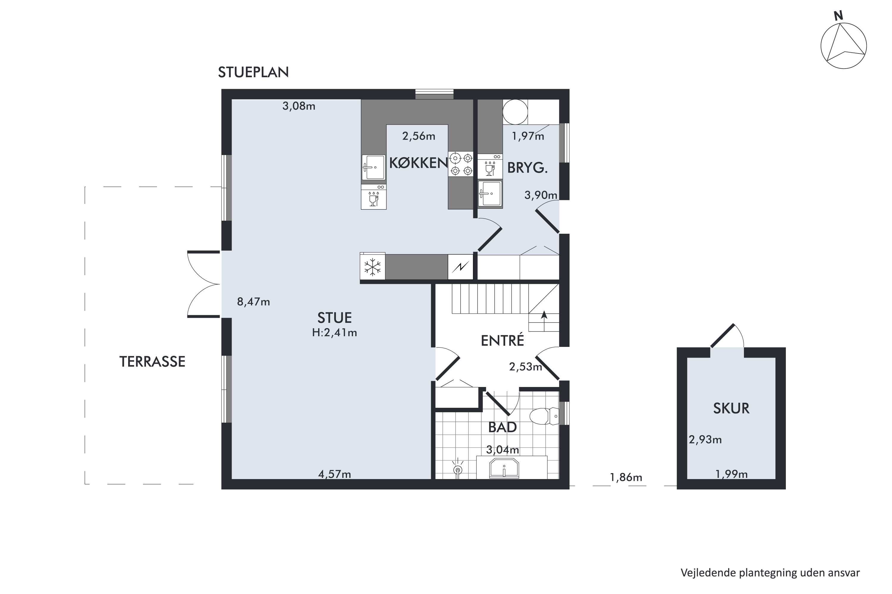 Plantegninger billede af Kirkebjerggårdsvej 12B, 2635 Ishøj