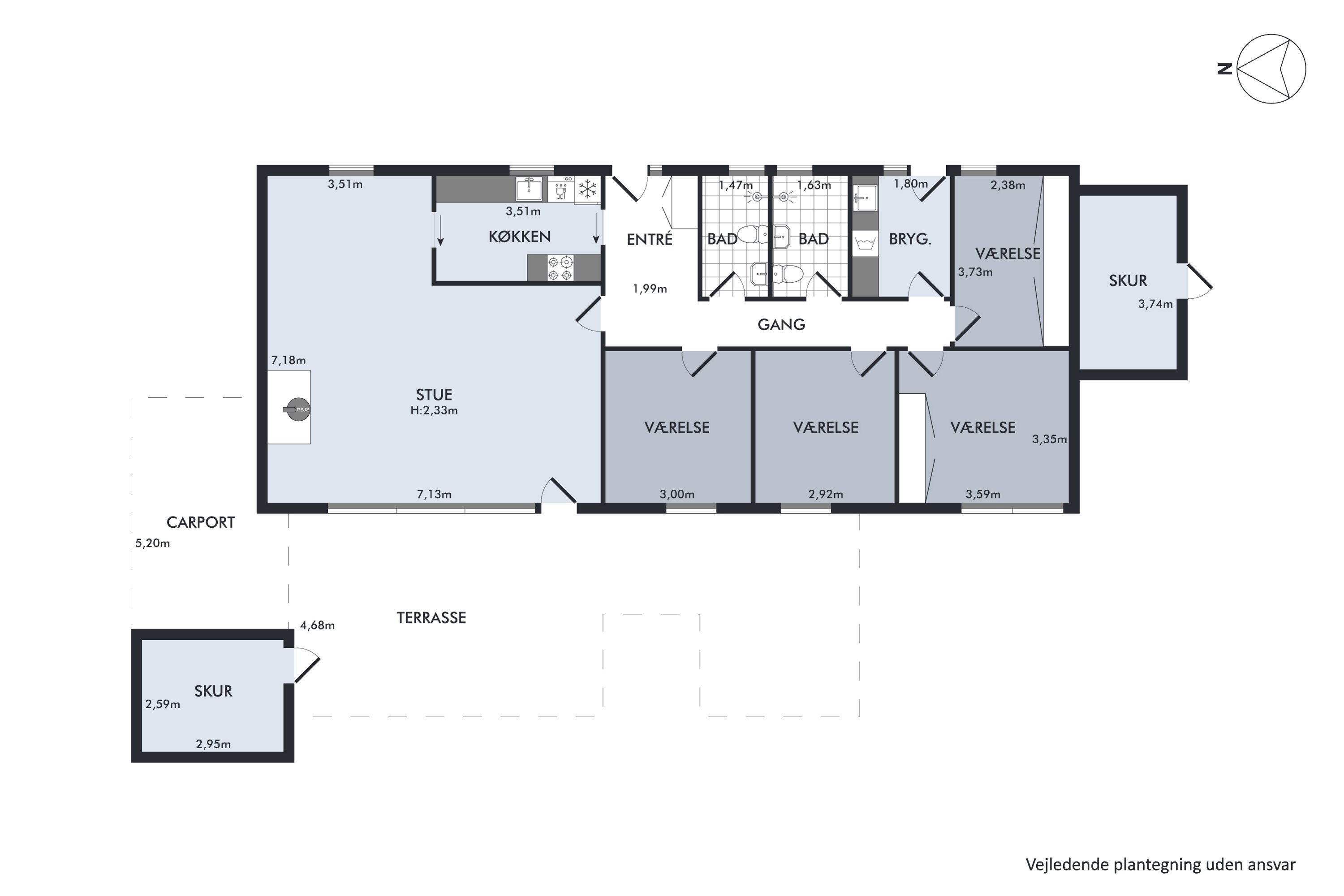 Plantegninger billede af Piletoften 29, 2630 Taastrup