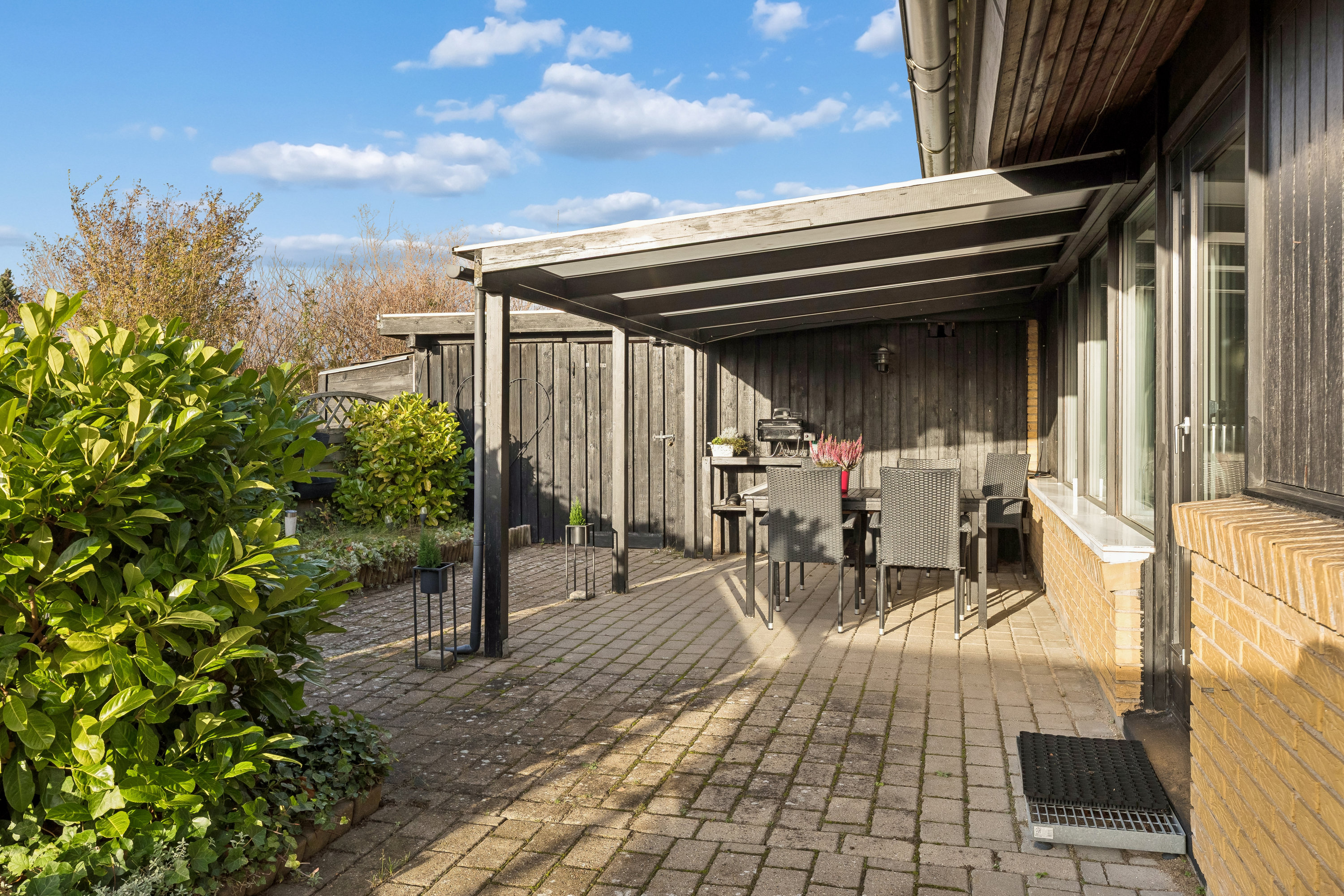 Fremhævet terrasse billede i fuldskærmstilstand. Billede af Piletoften 29, 2630 Taastrup