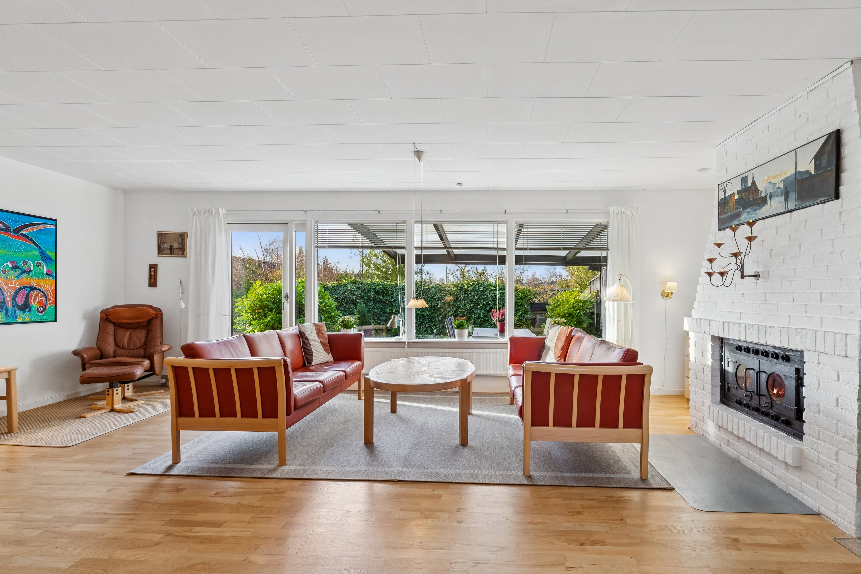 Fremhævet stue billede i fuldskærmstilstand. Billede af Piletoften 29, 2630 Taastrup