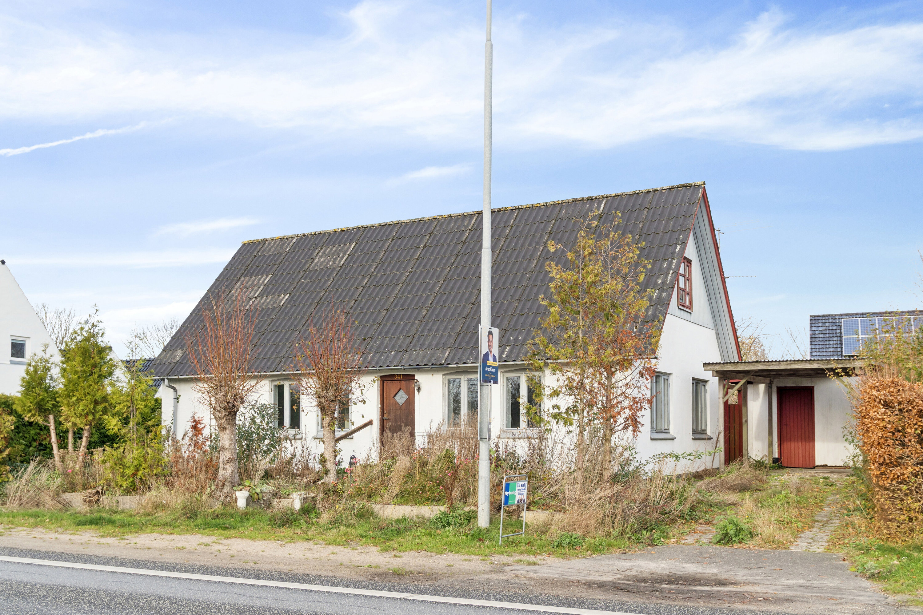 Fremhævet set fra vejen billede i fuldskærmstilstand. Billede af Rugårdsvej 341, Villestofte, 5210 Odense NV