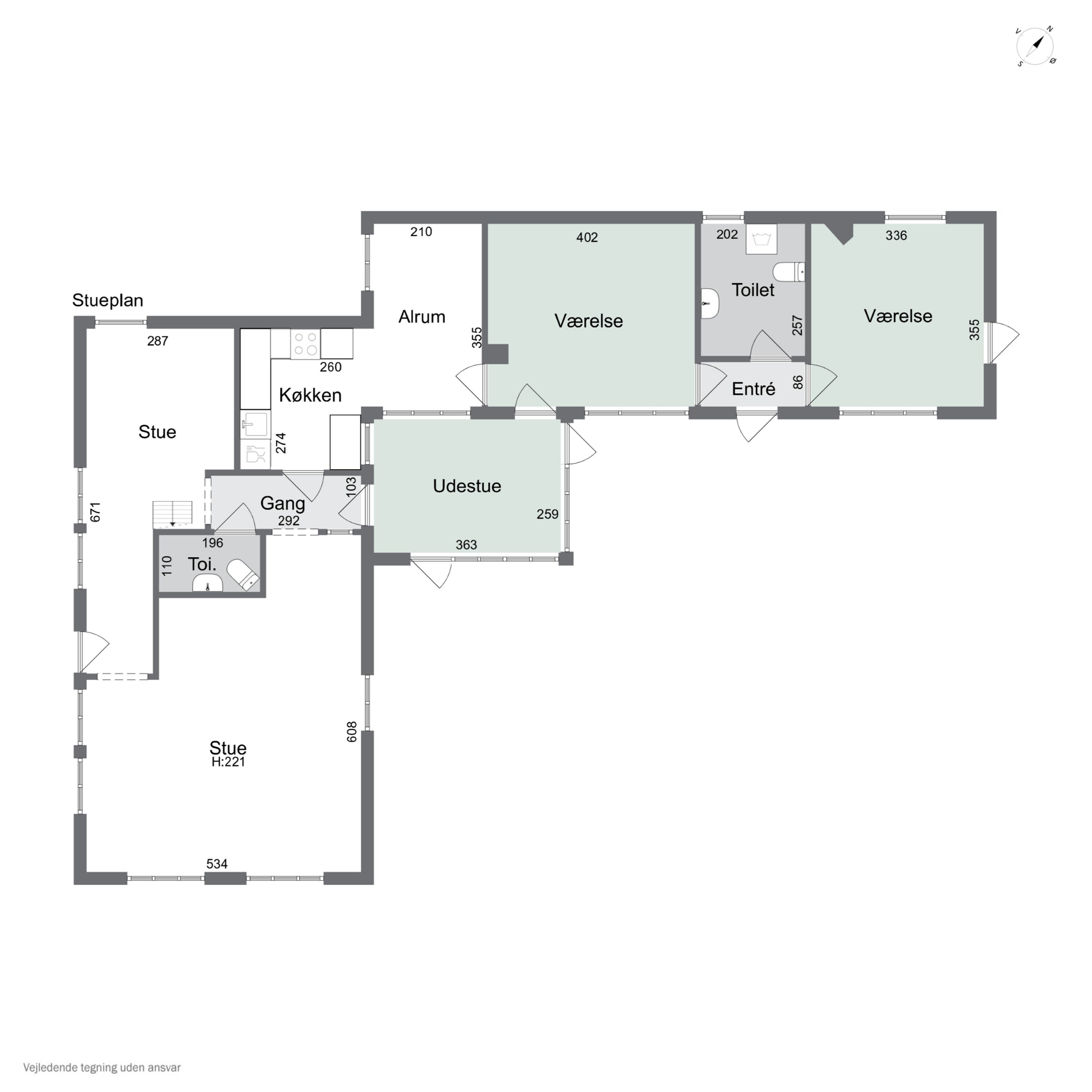 Plantegninger billede af Rugårdsvej 341, Villestofte, 5210 Odense NV
