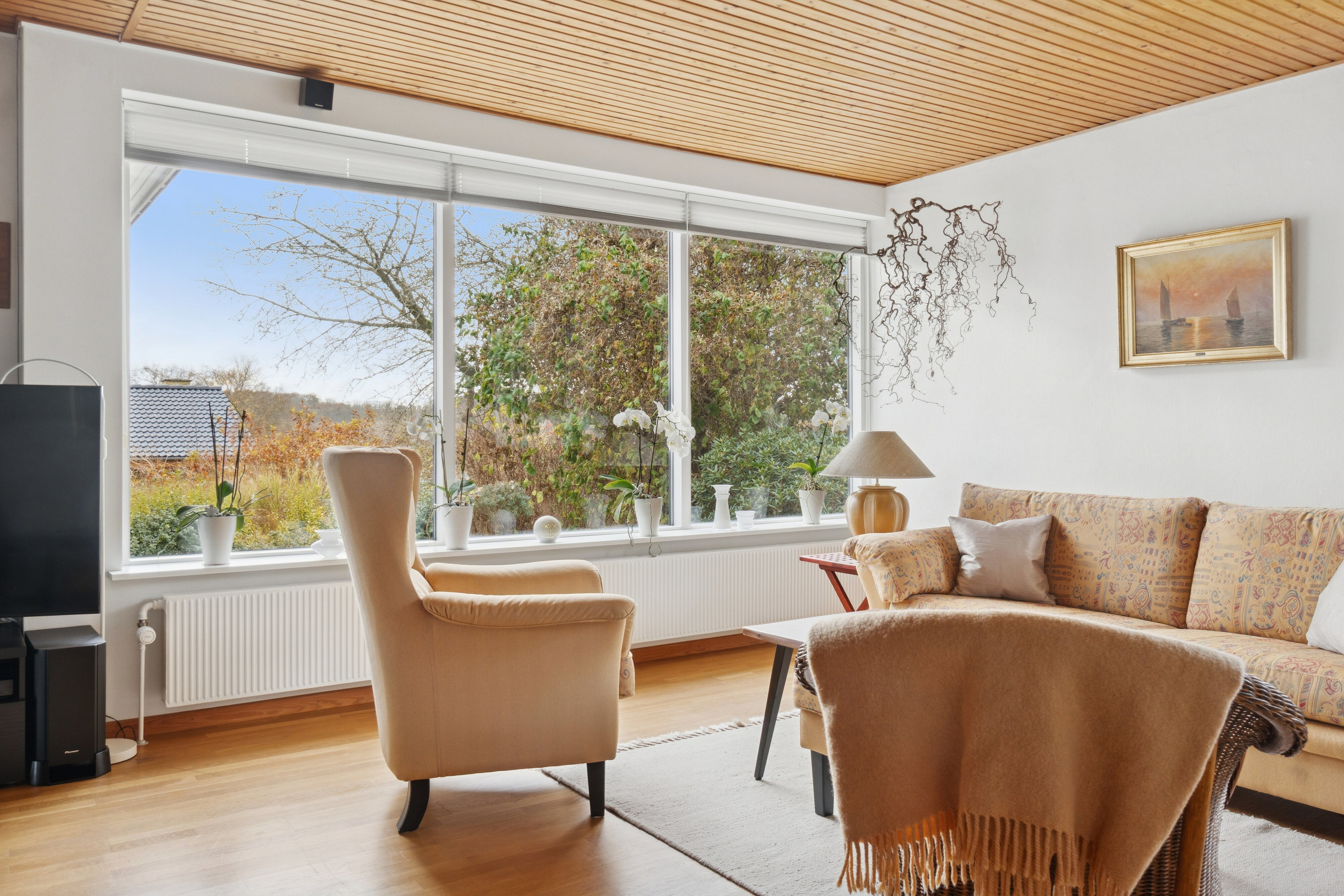 Fremhævet stue billede i fuldskærmstilstand. Billede af Præsteengen 27, Rønnebæk, 4700 Næstved