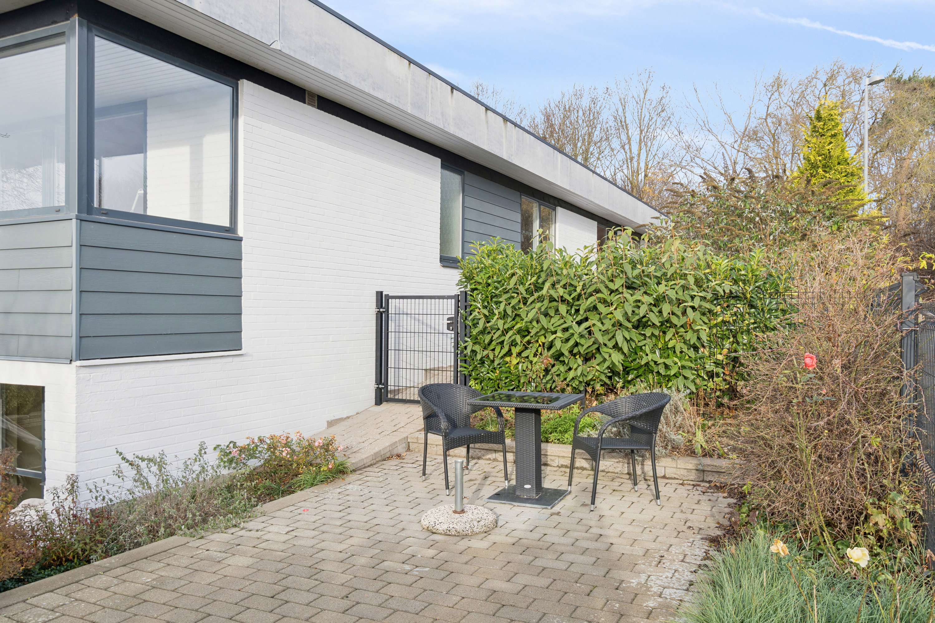 Fremhævet terrasse billede i fuldskærmstilstand. Billede af Præsteengen 27, Rønnebæk, 4700 Næstved