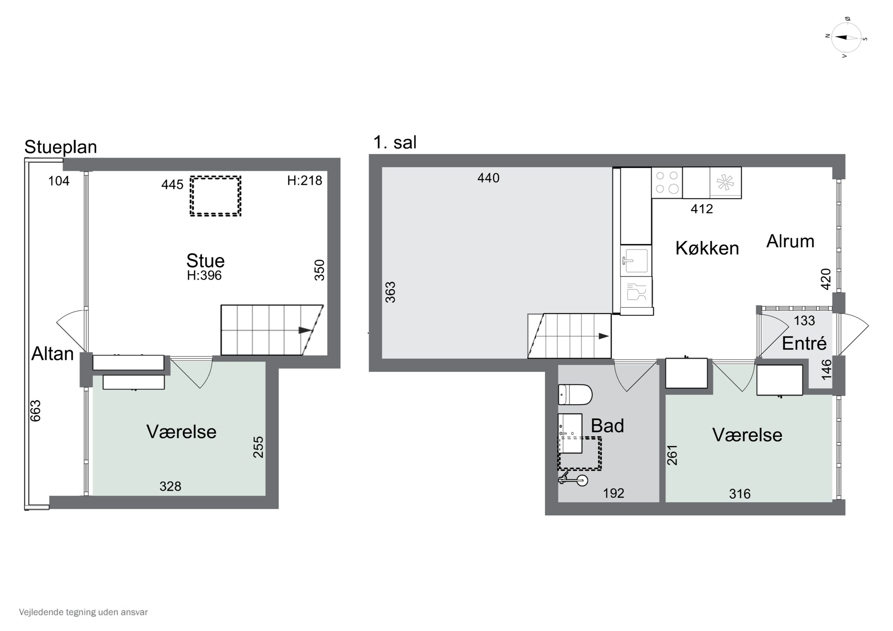 Plantegninger billede af Langebjergvej 62, 27., Sandvig, 3770 Allinge