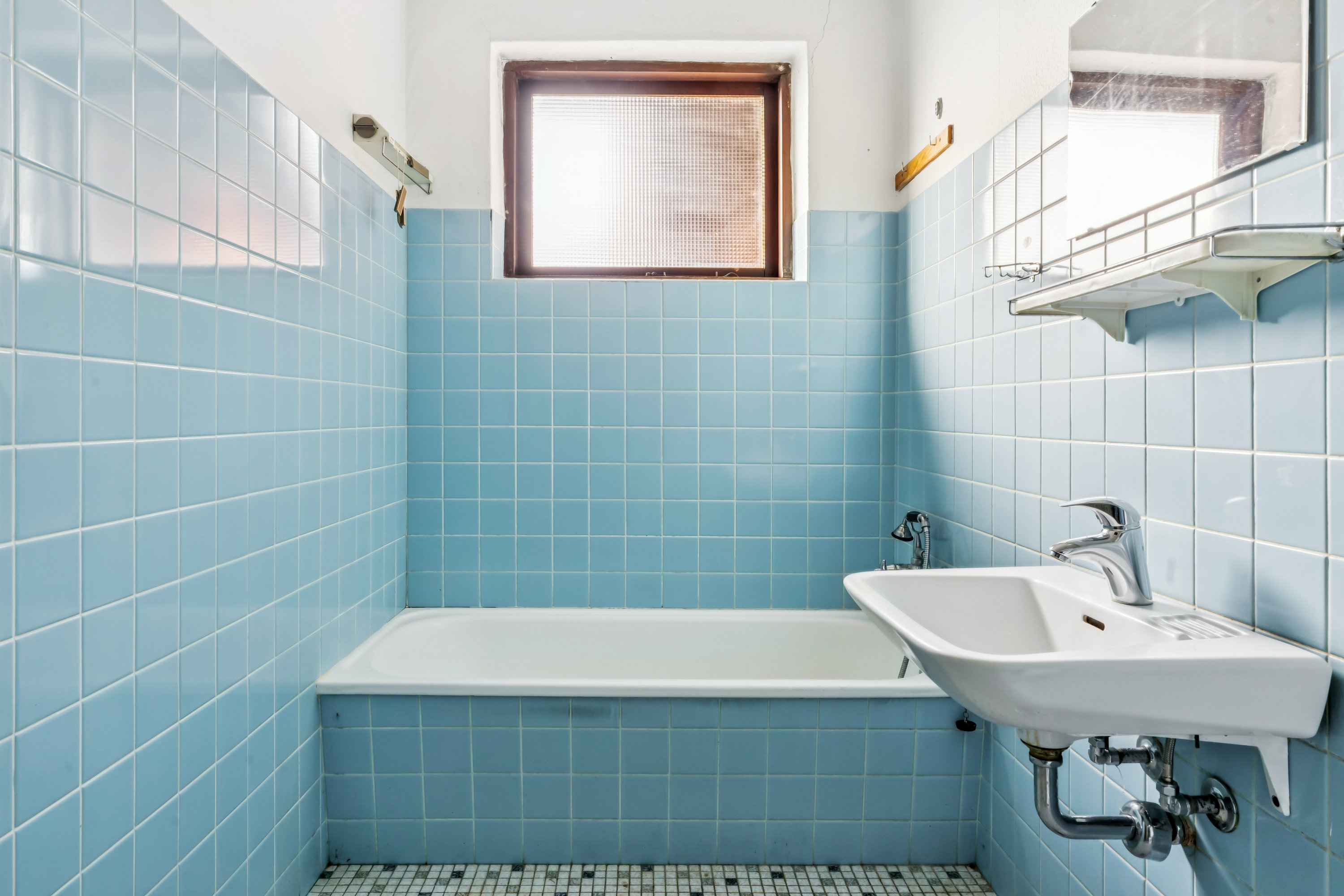 Fremhævet badeværelse billede i fuldskærmstilstand. Billede af Bavnebakken 37, 9530 Støvring