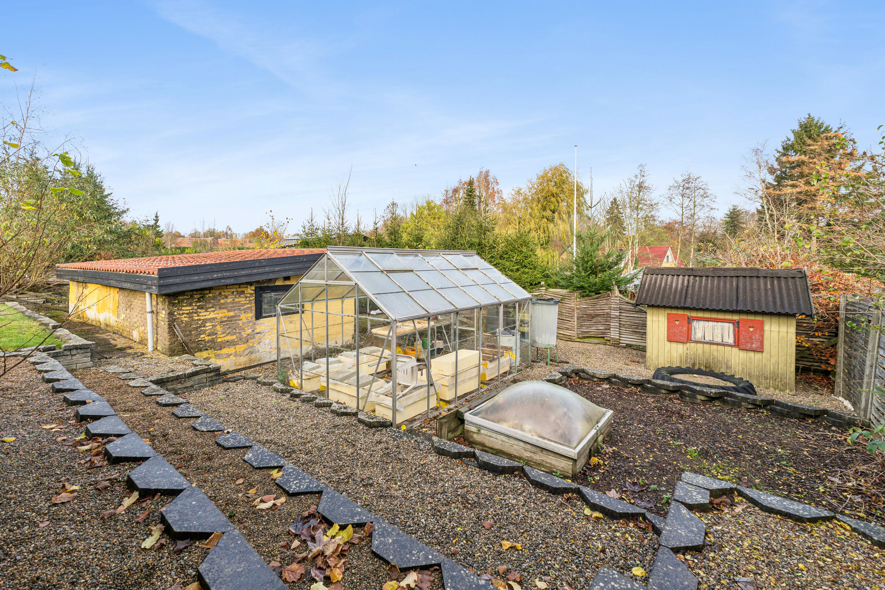 Fremhævet udendørs billede i fuldskærmstilstand. Billede af Hækkehusvej 16, Bellinge, 5250 Odense SV