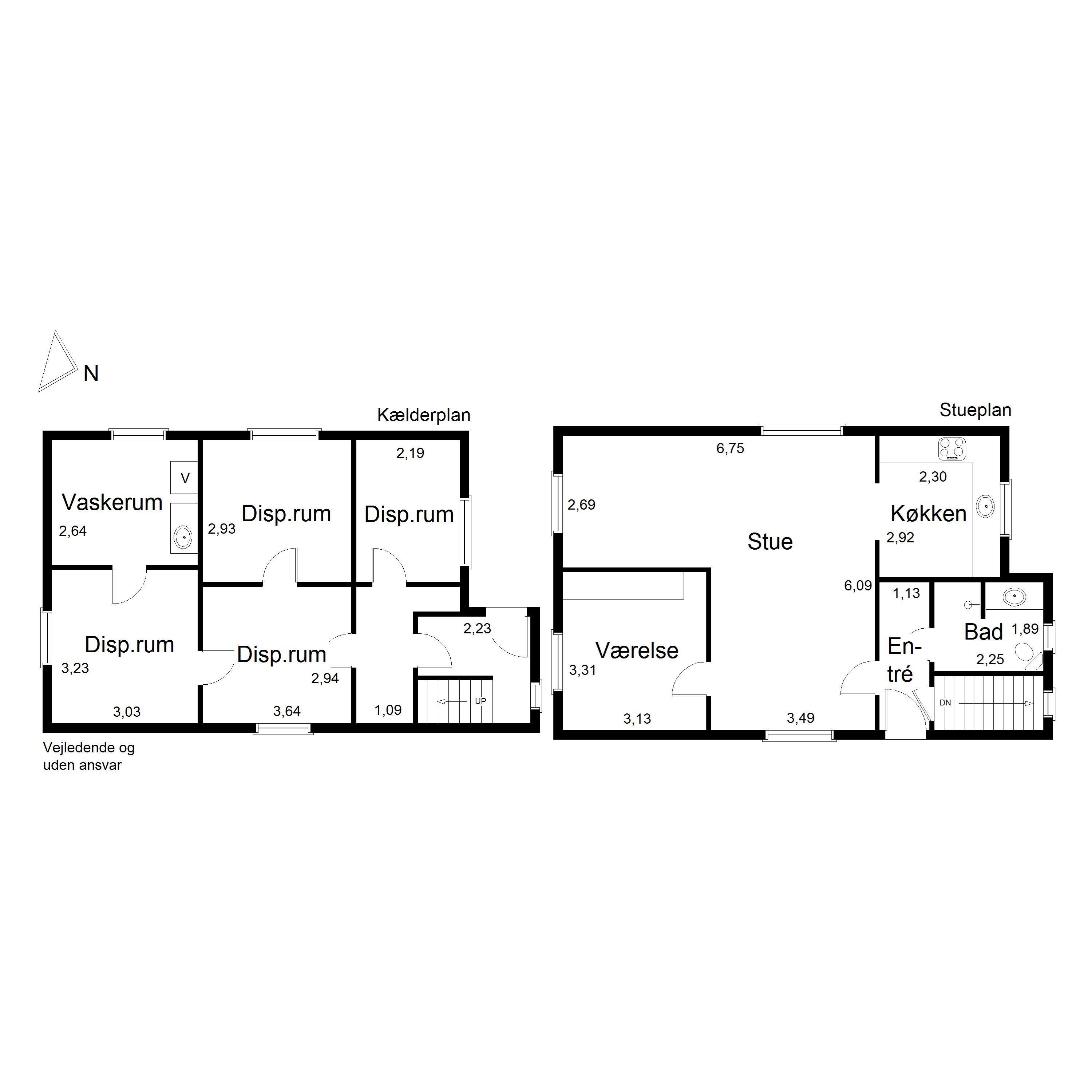 Plantegninger billede af Sct Olafs Vej 21, 9800 Hjørring