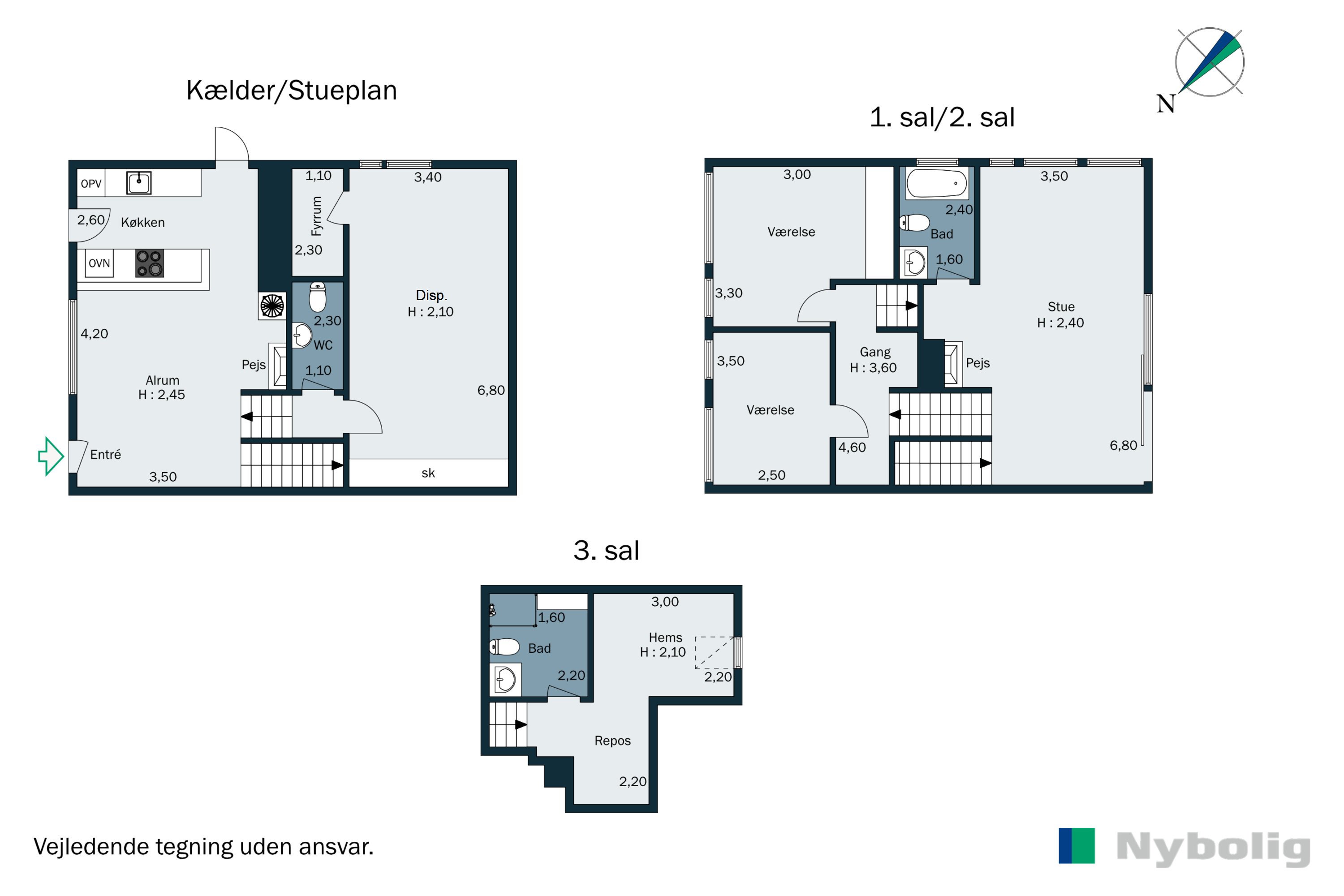 Plantegninger billede af Klampenborgvej 10F, 2930 Klampenborg