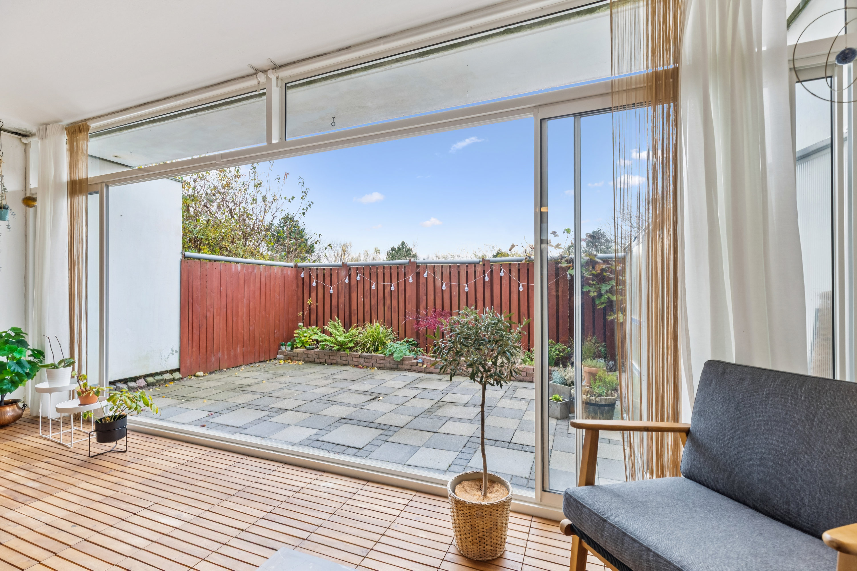 Miniaturebillede 1: terrasse. Billede af Leen C 4, st.. 3., Høje Taastrup, 2630 Taastrup