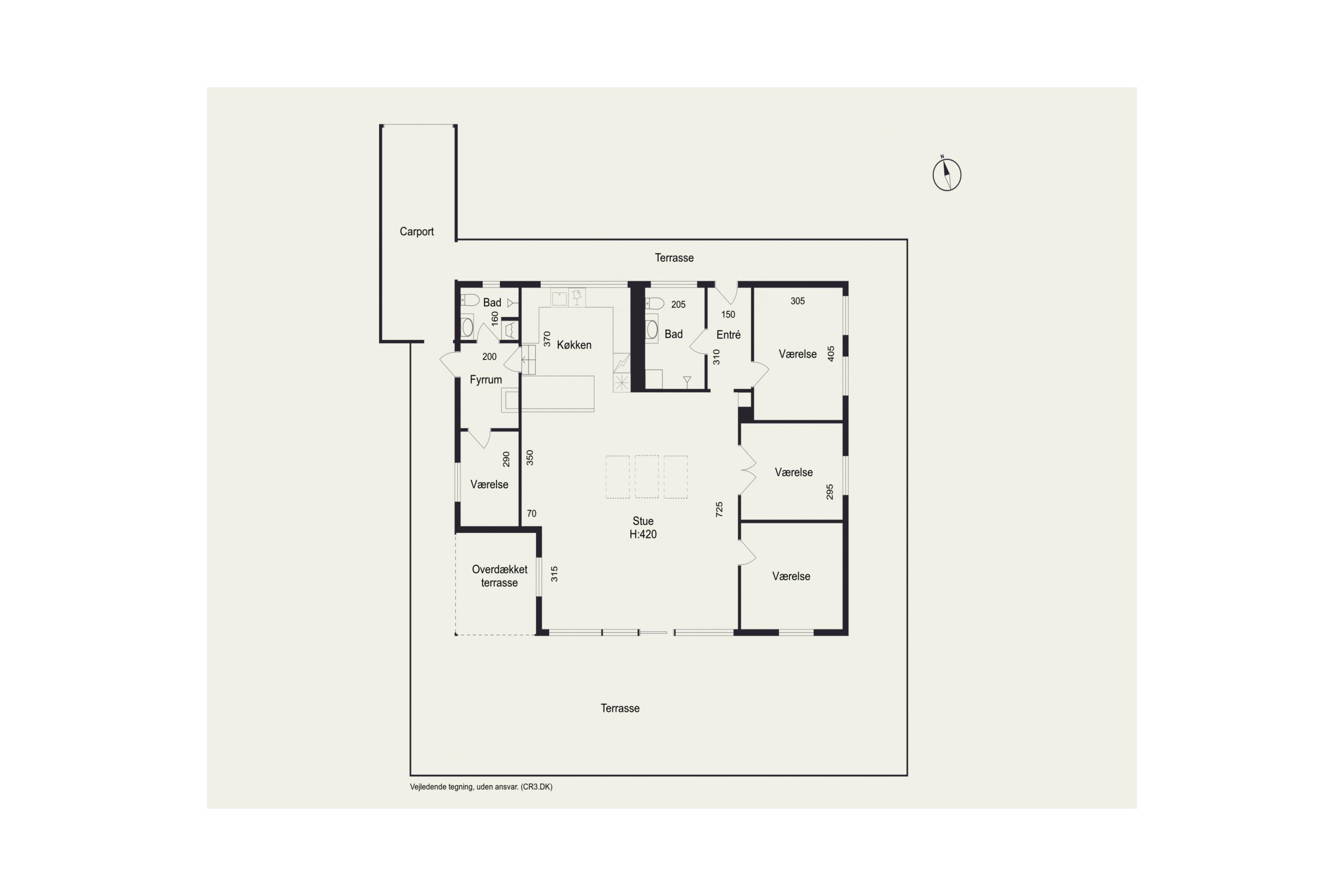 Plantegninger billede af Harestien 19, 2880 Bagsværd