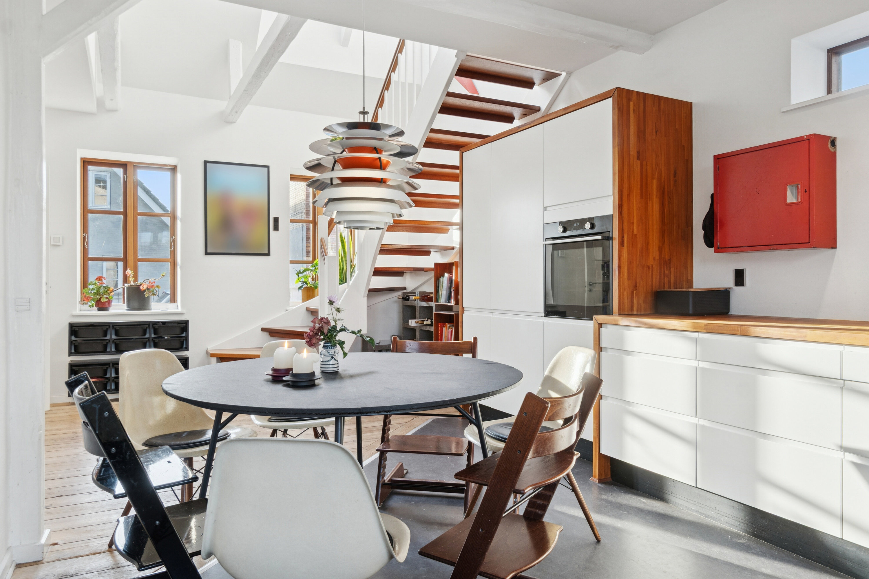 Fremhævet spisestue billede i fuldskærmstilstand. Billede af Hellig Andersvej 12, 4200 Slagelse