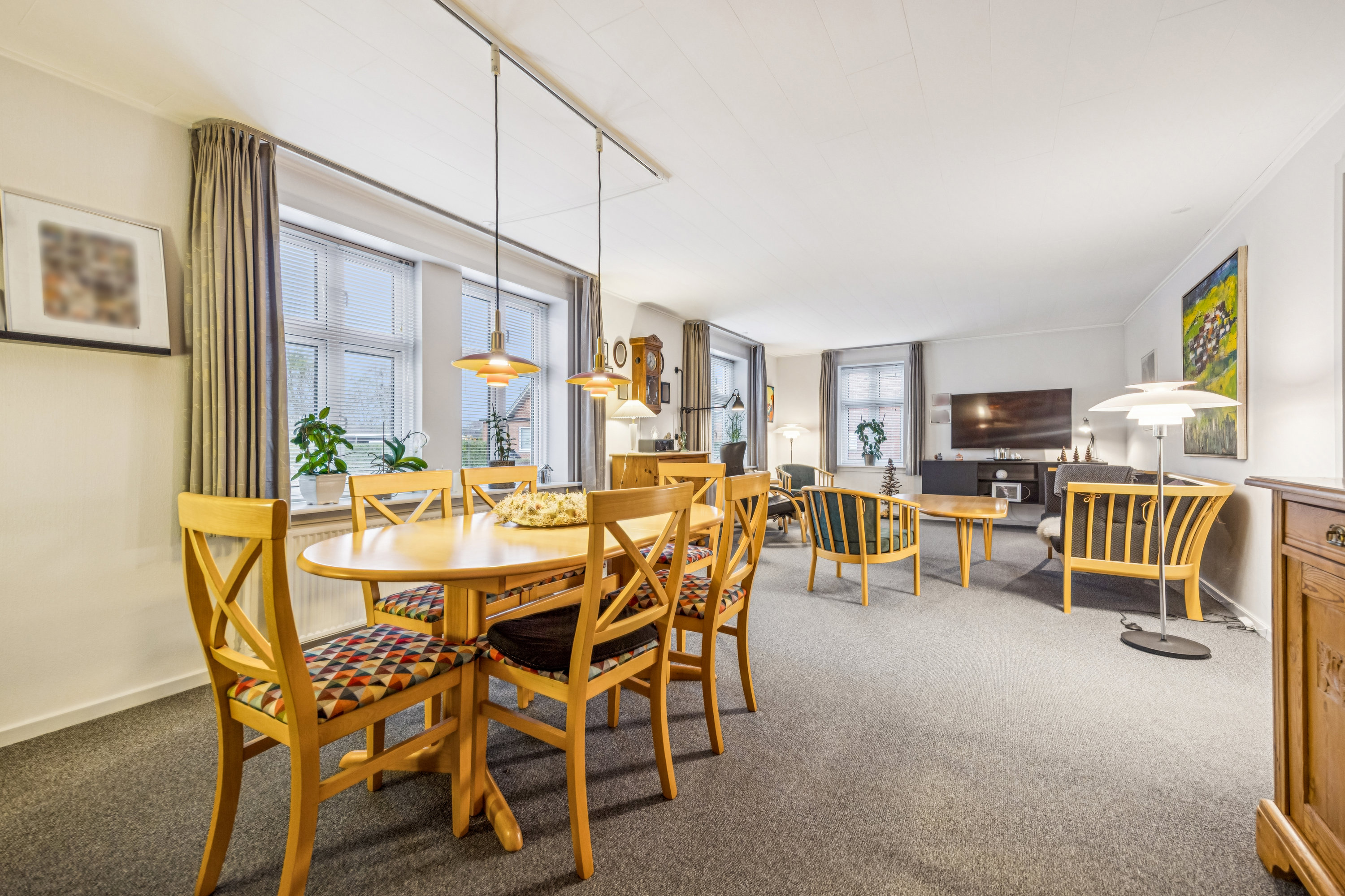 Fremhævet spisestue billede i fuldskærmstilstand. Billede af Borgergade 61, 9362 Gandrup