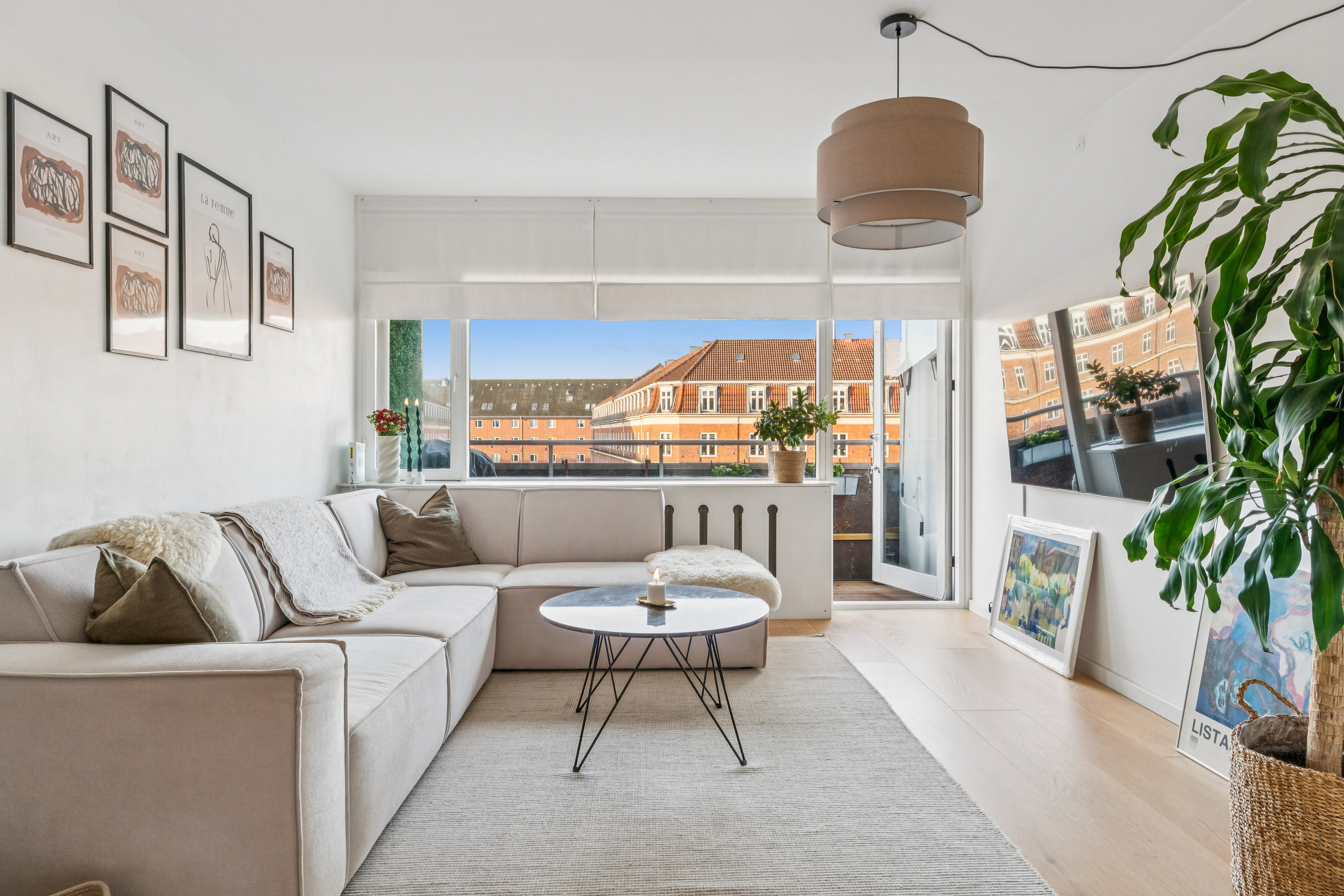 Fremhævet stue billede i fuldskærmstilstand. Billede af Drejøgade 26C, 4. 403., 2100 København Ø