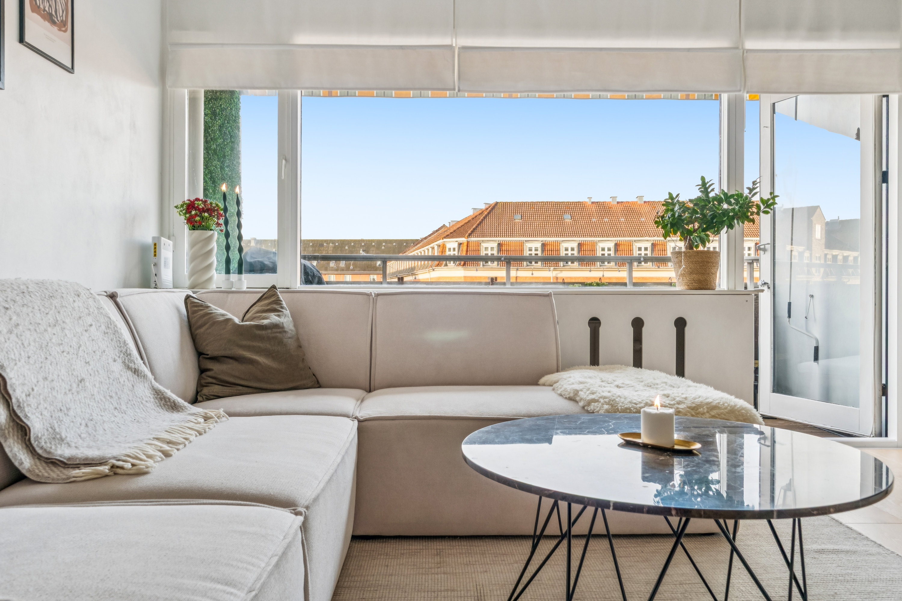 Fremhævet stue billede i fuldskærmstilstand. Billede af Drejøgade 26C, 4. 403., 2100 København Ø