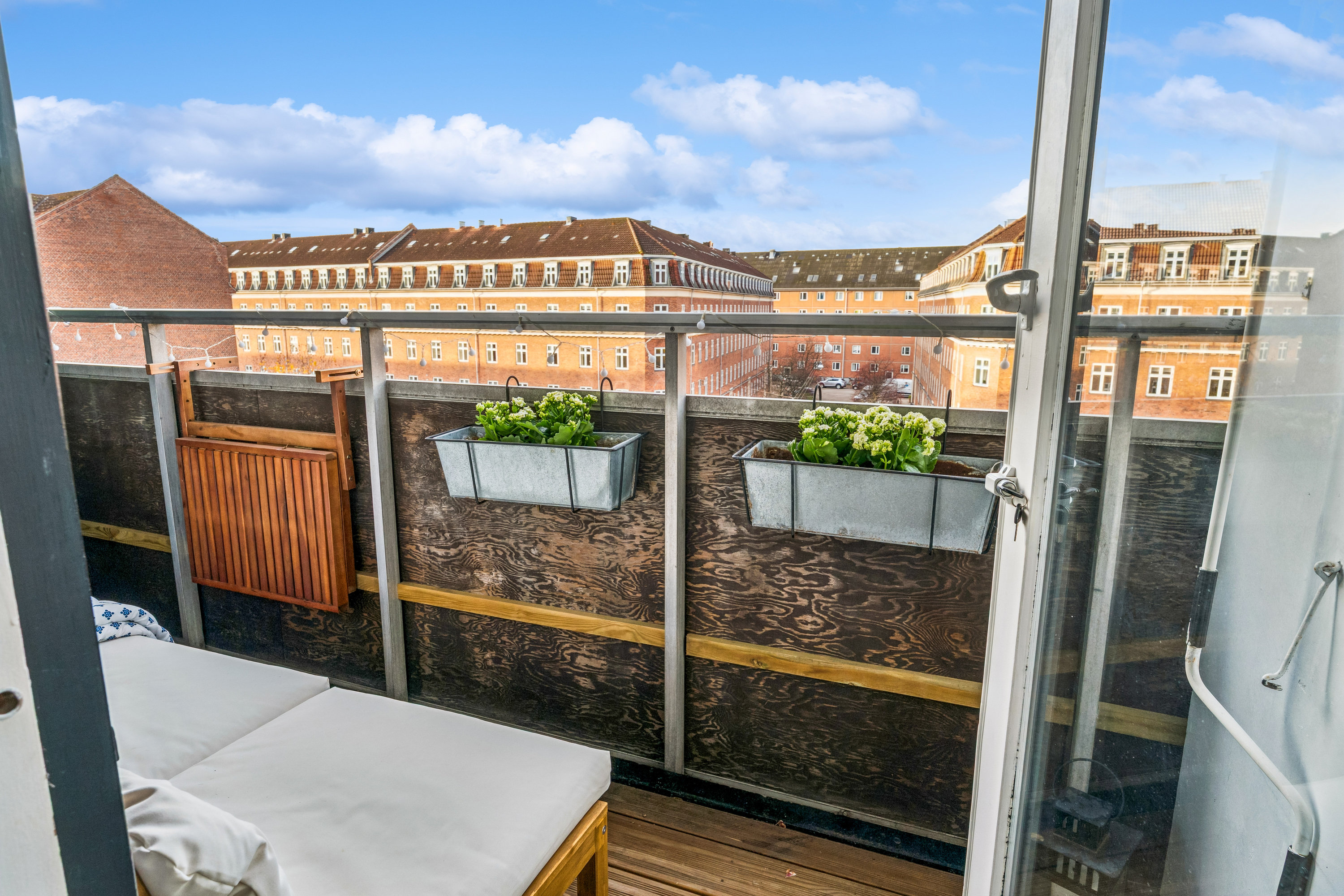 Fremhævet altan billede i fuldskærmstilstand. Billede af Drejøgade 26C, 4. 403., 2100 København Ø