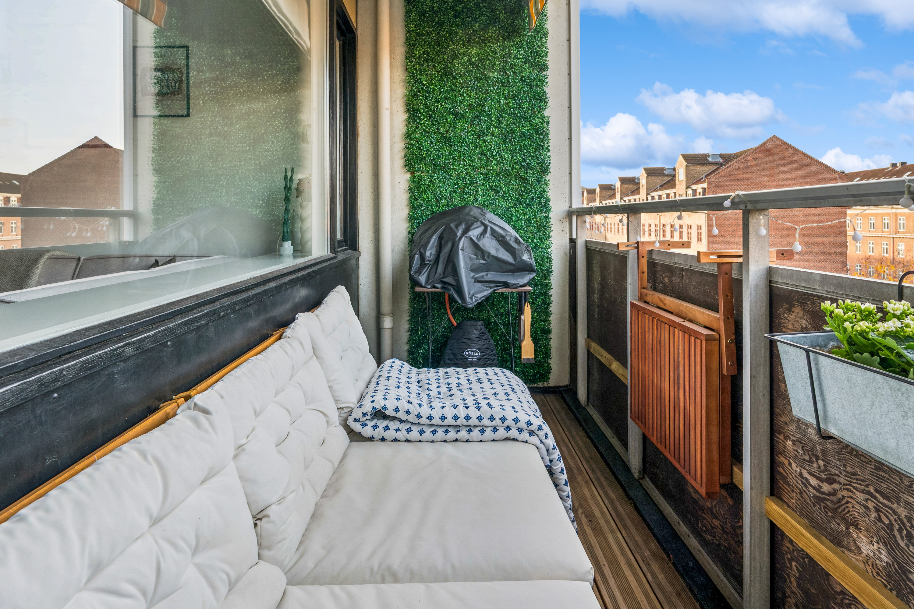 Fremhævet altan billede i fuldskærmstilstand. Billede af Drejøgade 26C, 4. 403., 2100 København Ø