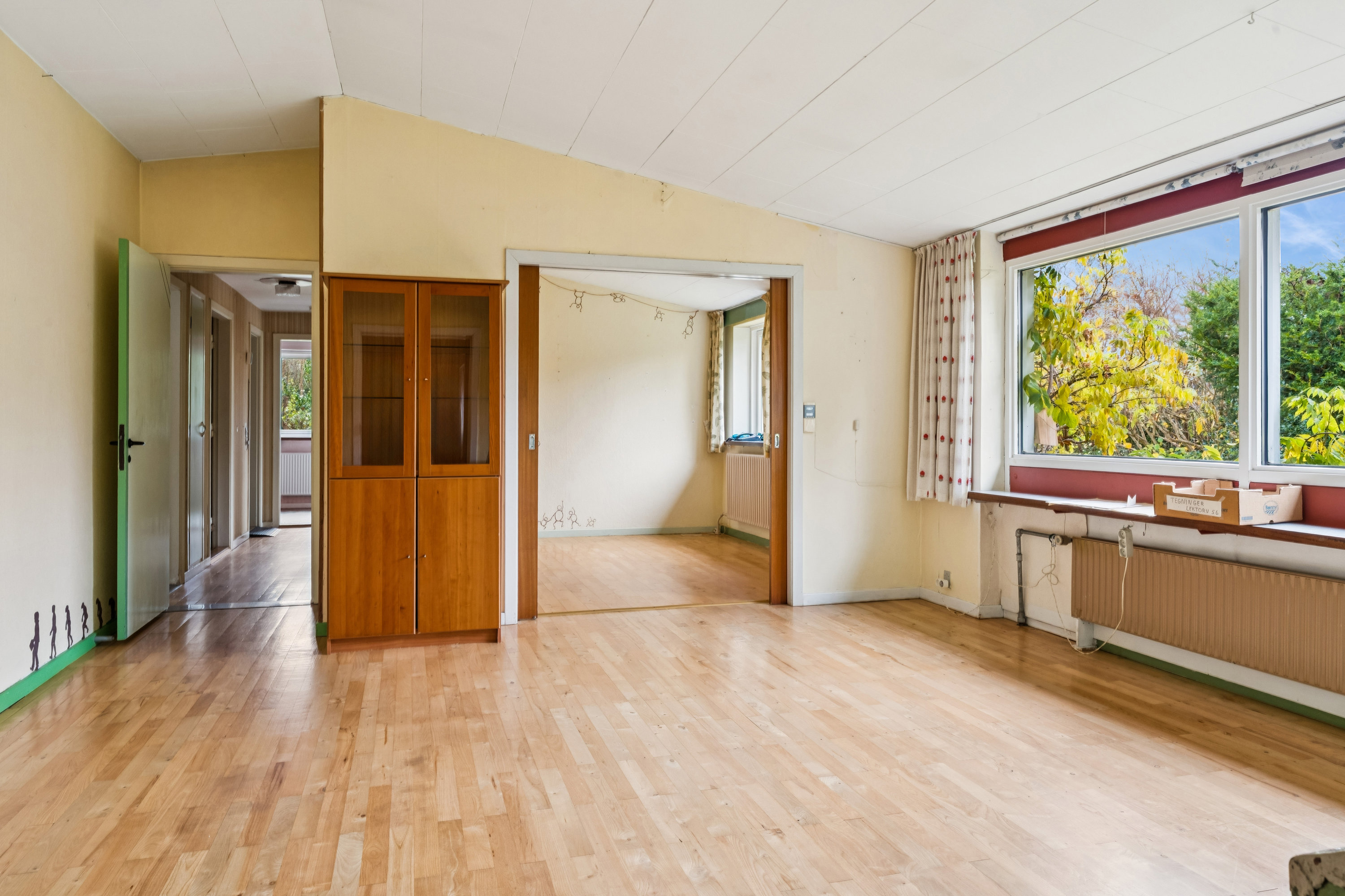 Fremhævet stue billede i fuldskærmstilstand. Billede af Lektorvej 56, 9000 Aalborg