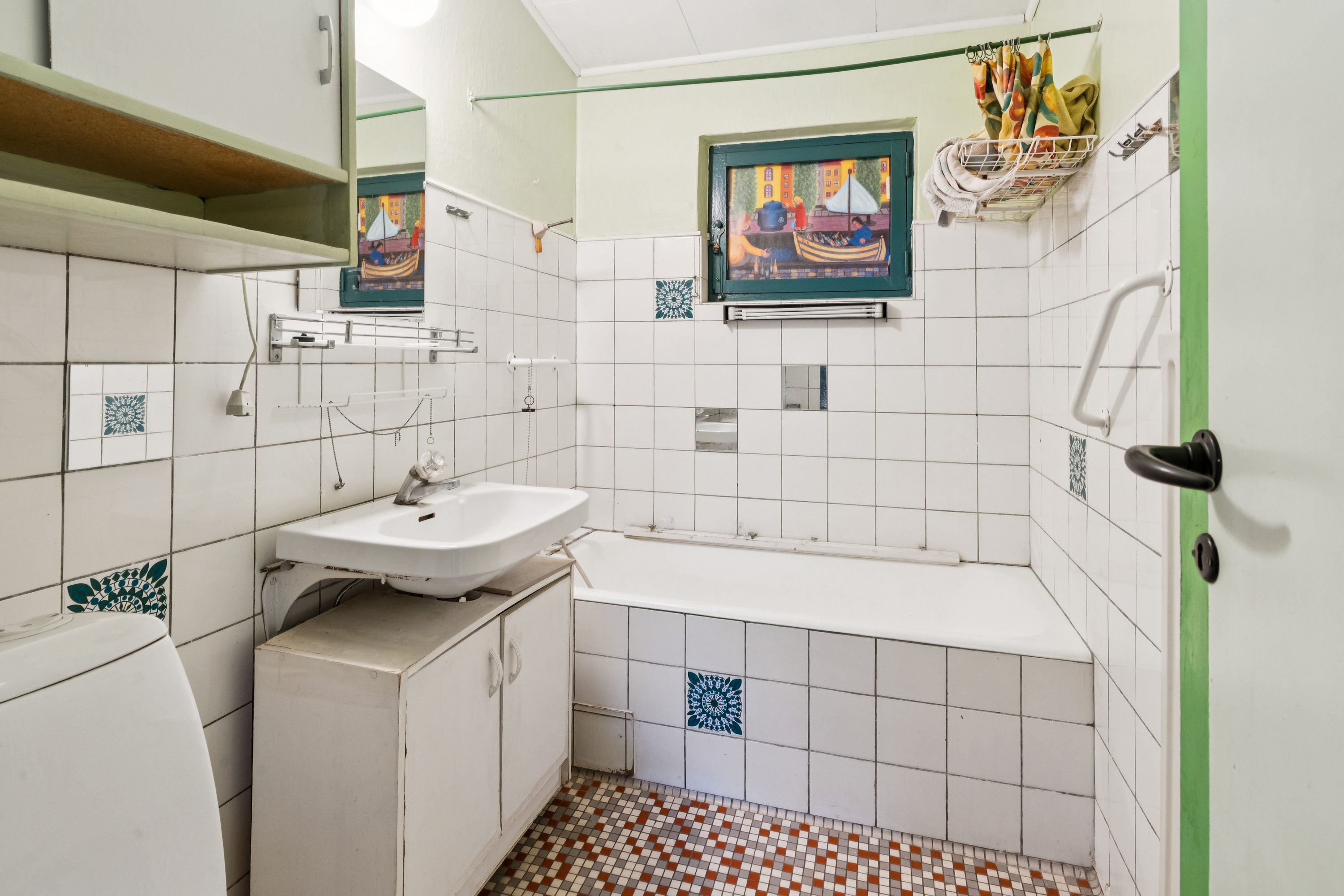 Fremhævet badeværelse billede i fuldskærmstilstand. Billede af Lektorvej 56, 9000 Aalborg