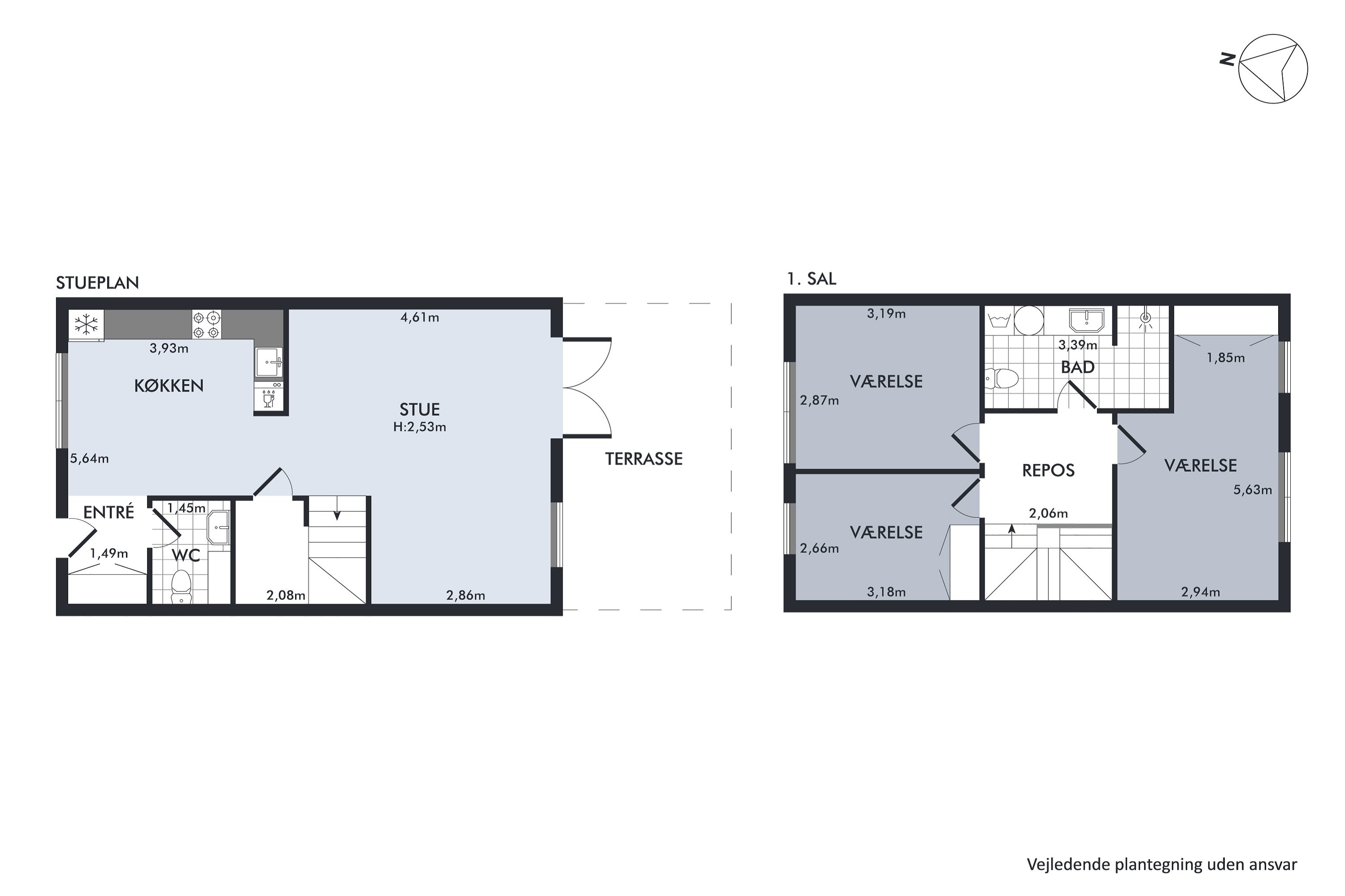 Plantegninger billede af Søgræsgade 122, Nærheden, 2640 Hedehusene