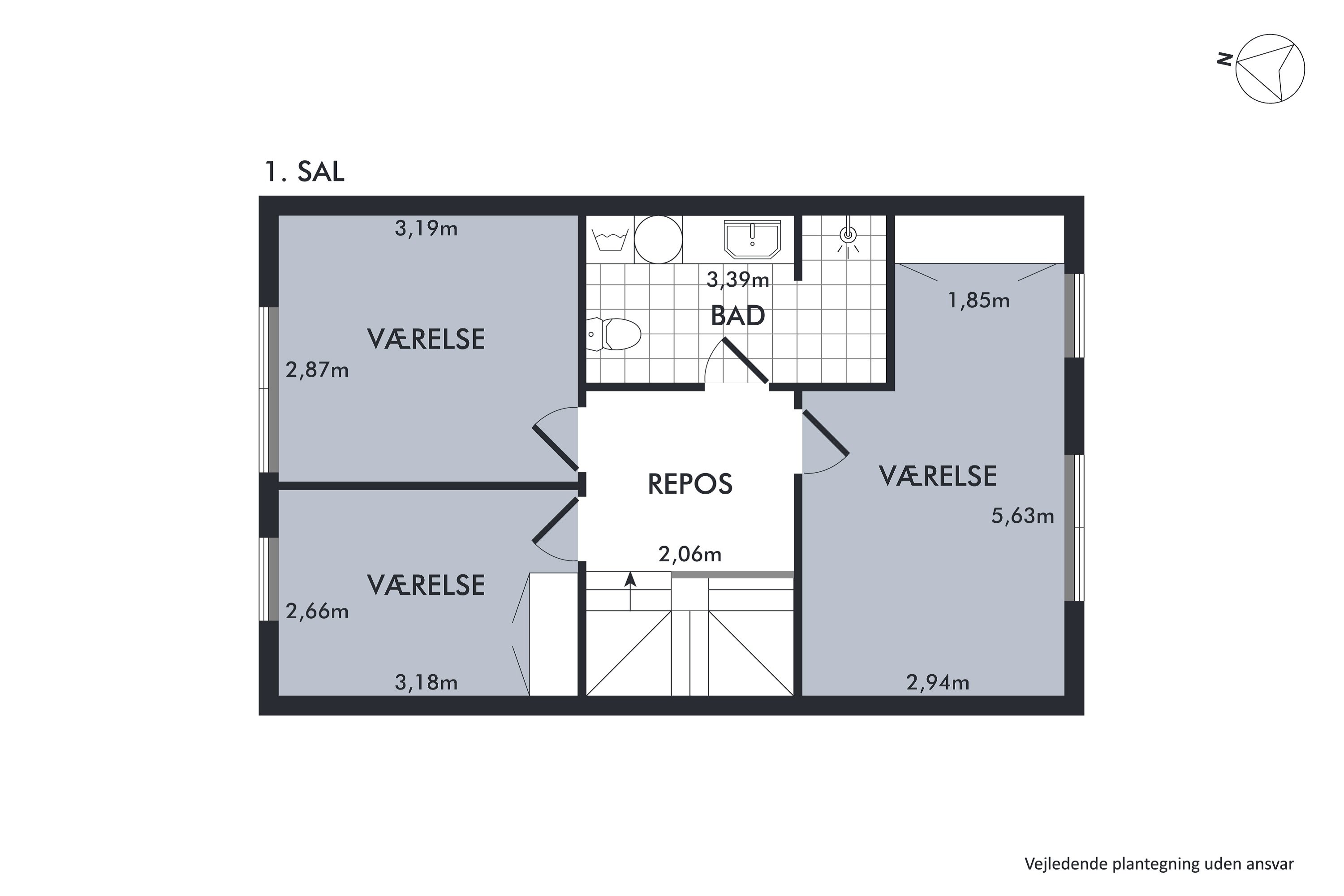 Plantegninger billede af Søgræsgade 122, Nærheden, 2640 Hedehusene