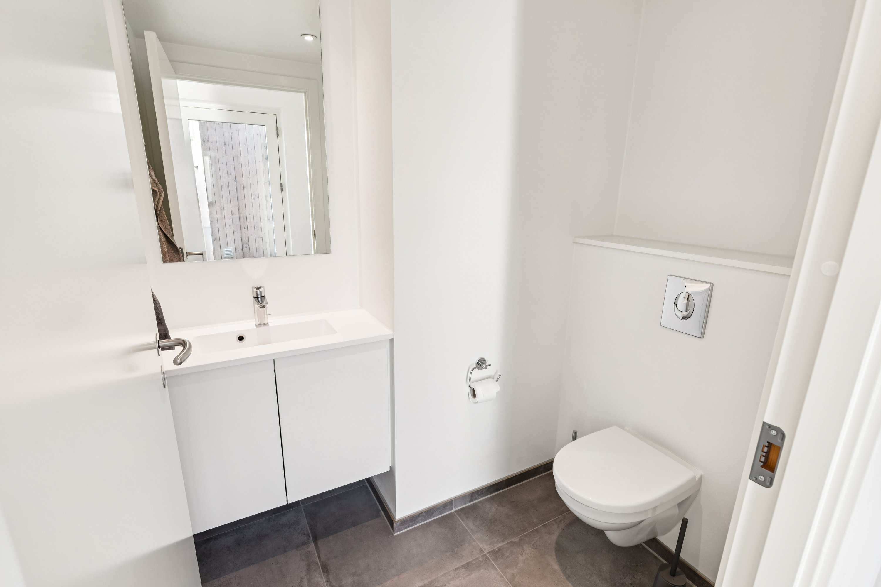 Fremhævet badeværelse billede i fuldskærmstilstand. Billede af Søgræsgade 122, Nærheden, 2640 Hedehusene