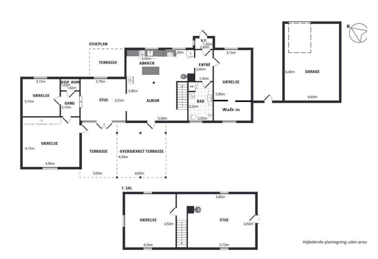 Plantegninger billede af Bygaden 80, 9200 Aalborg SV