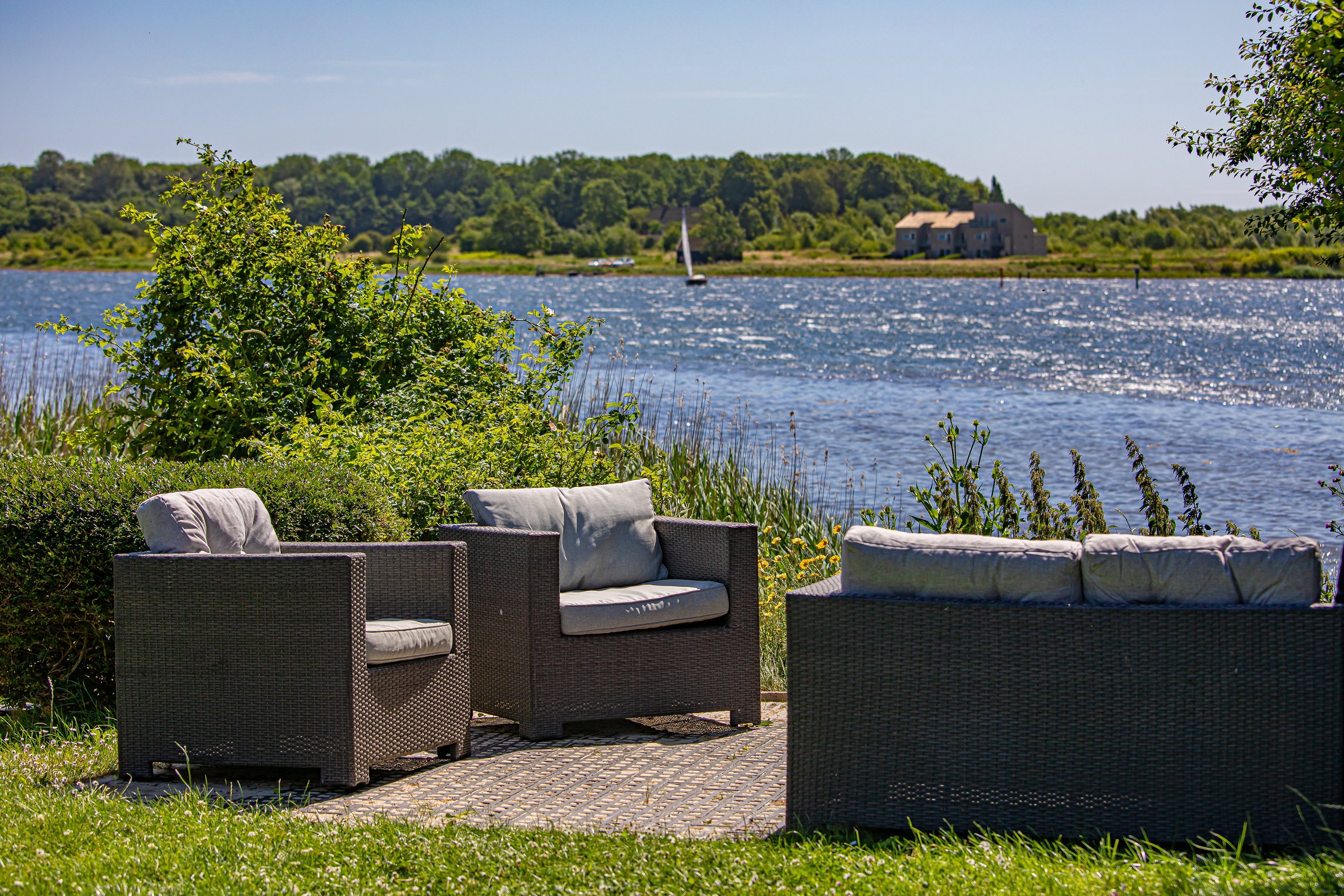 Fremhævet terrasse billede i fuldskærmstilstand. Billede af Fiskenæsvej 15, 6300 Gråsten