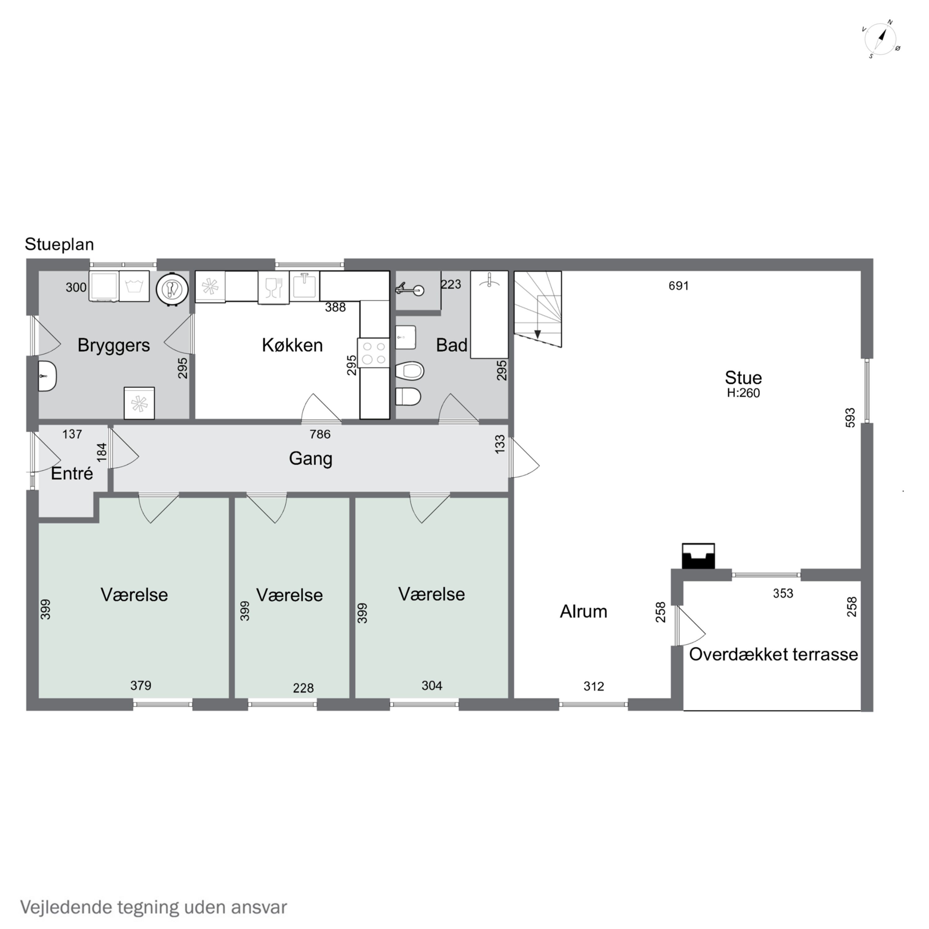 Plantegninger billede af Dyssevej 4, Bognæs, 4300 Holbæk
