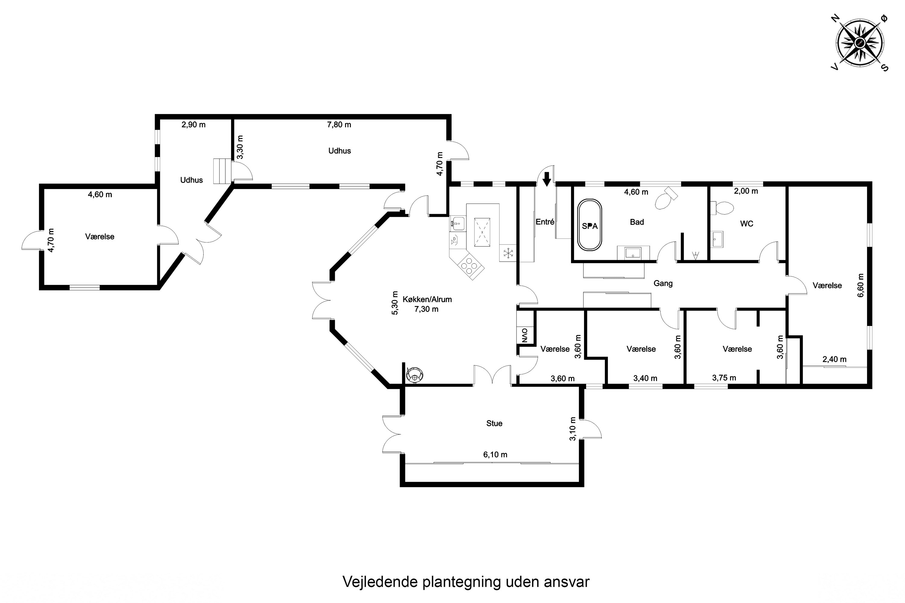 Plantegninger billede af Lærkevej 16, 8543 Hornslet
