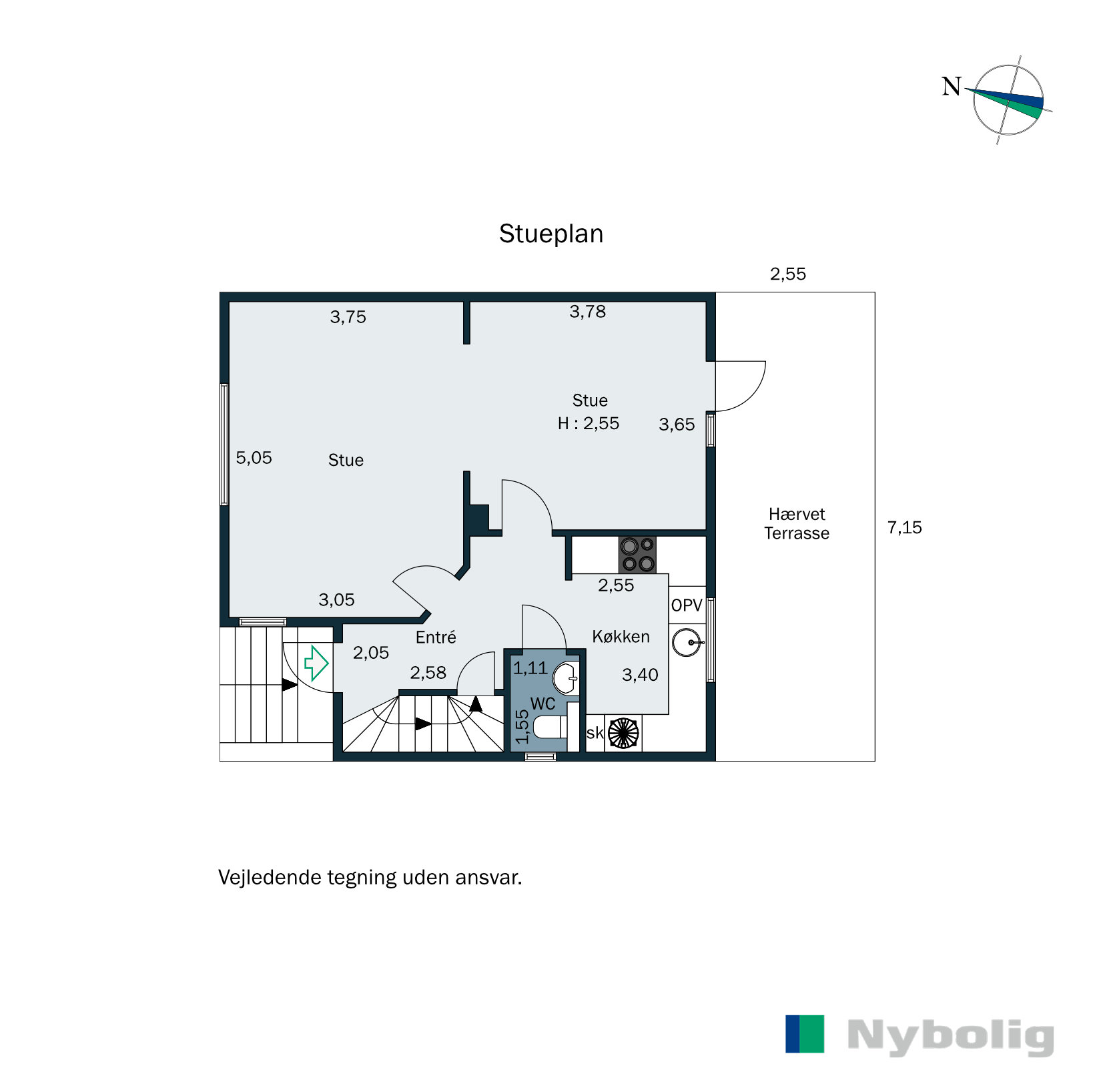 Plantegninger billede af Sundvej 46, 8700 Horsens