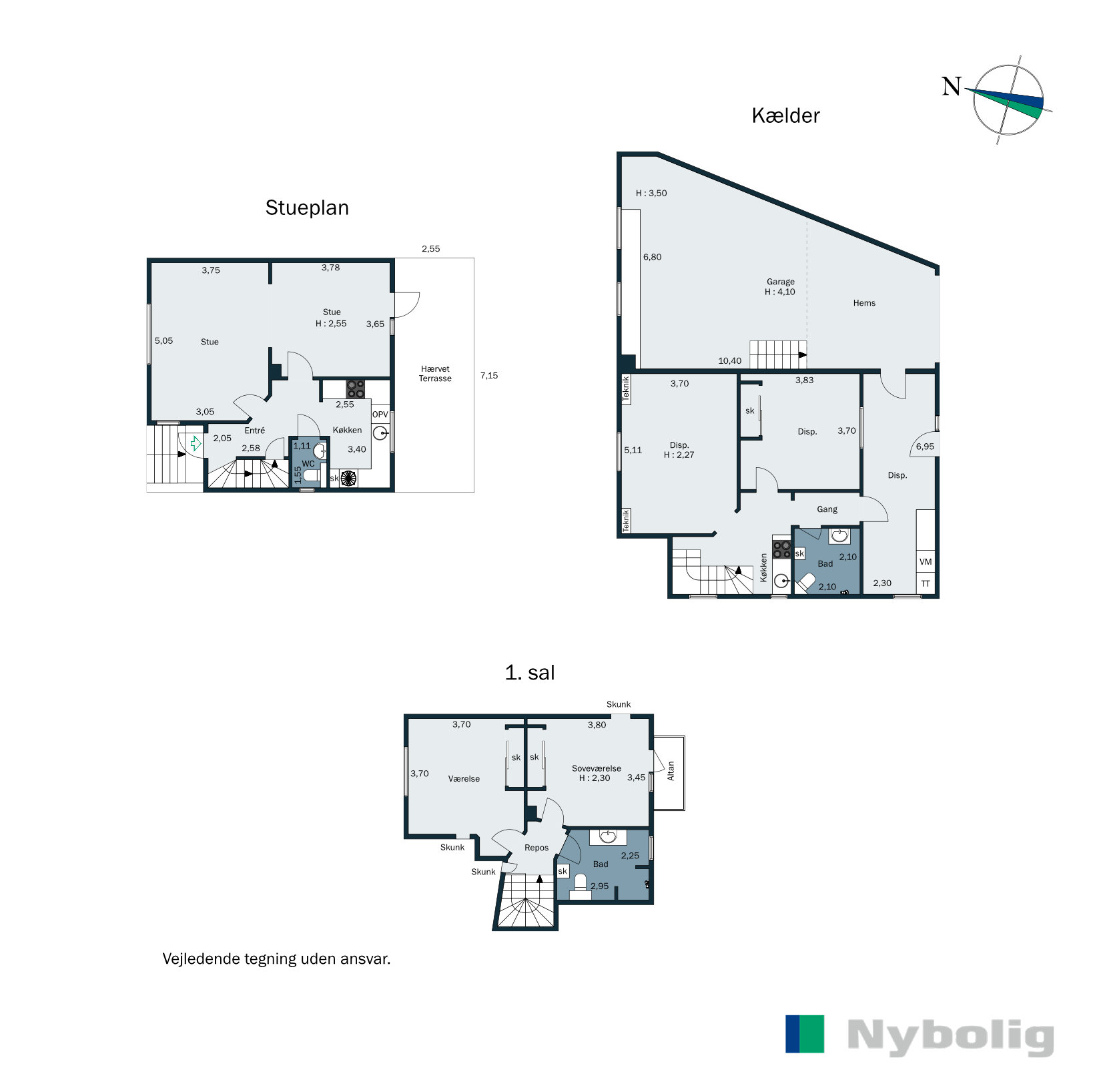 Plantegninger billede af Sundvej 46, 8700 Horsens