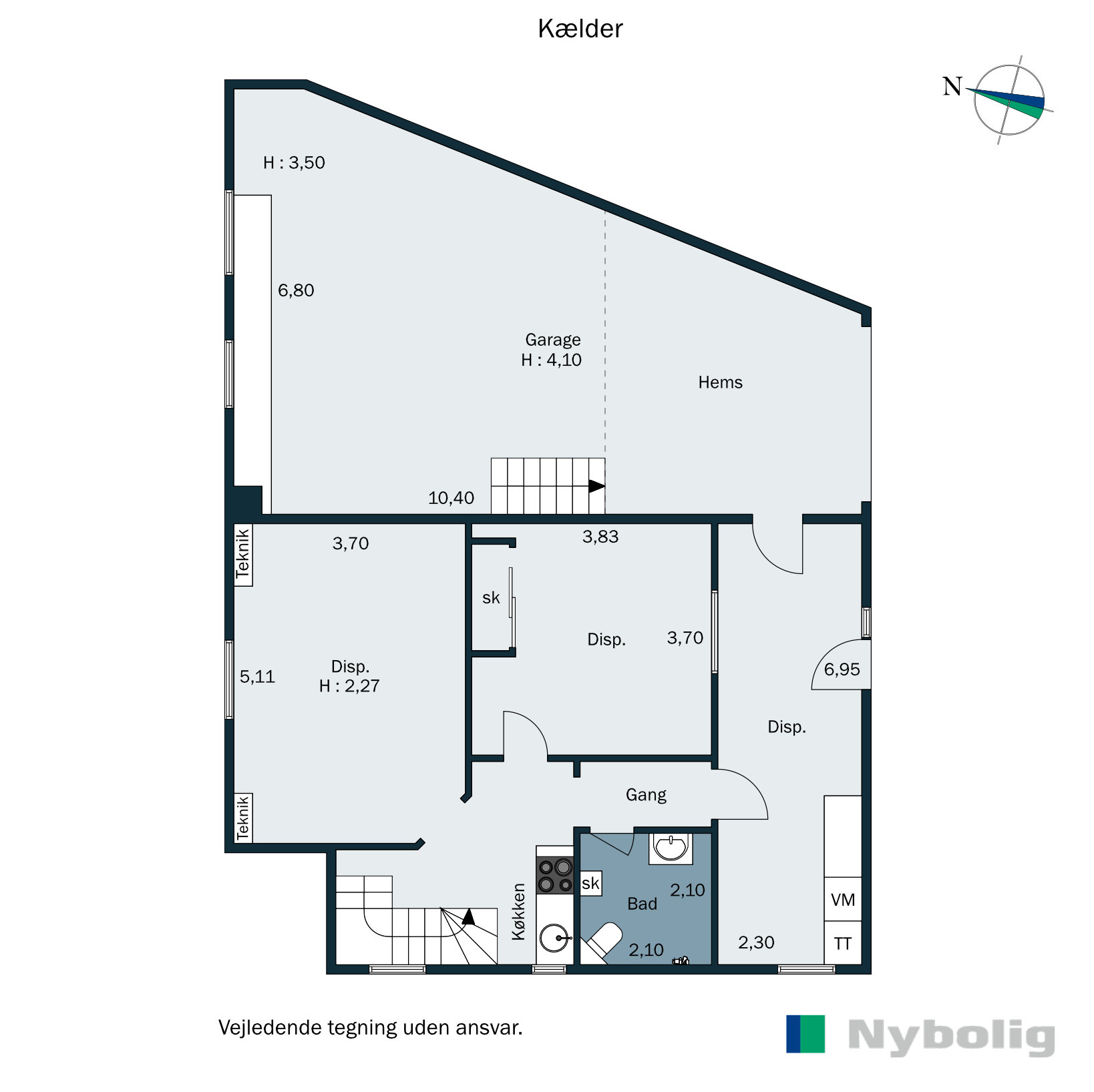 Plantegninger billede af Sundvej 46, 8700 Horsens