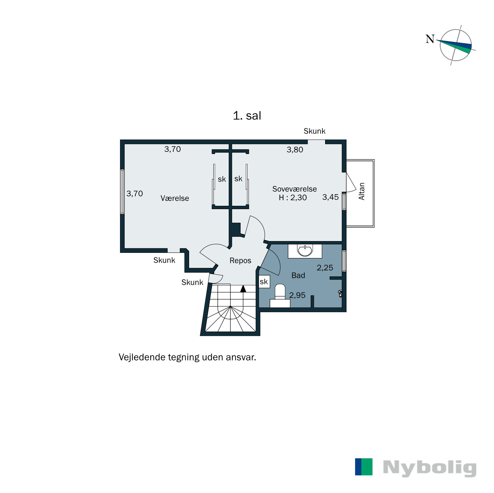 Plantegninger billede af Sundvej 46, 8700 Horsens