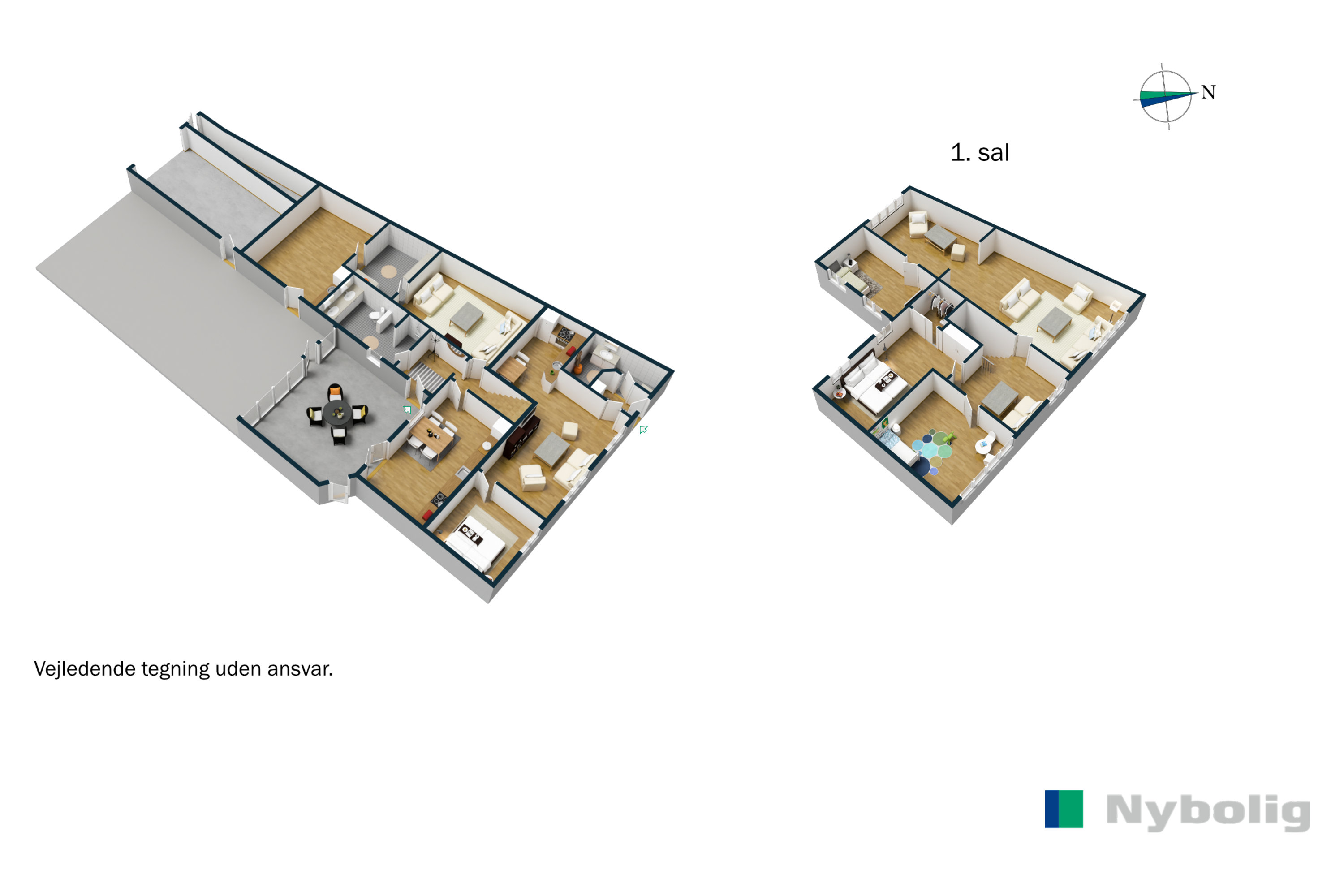 Plantegninger billede af Nørregade 57, 6600 Vejen