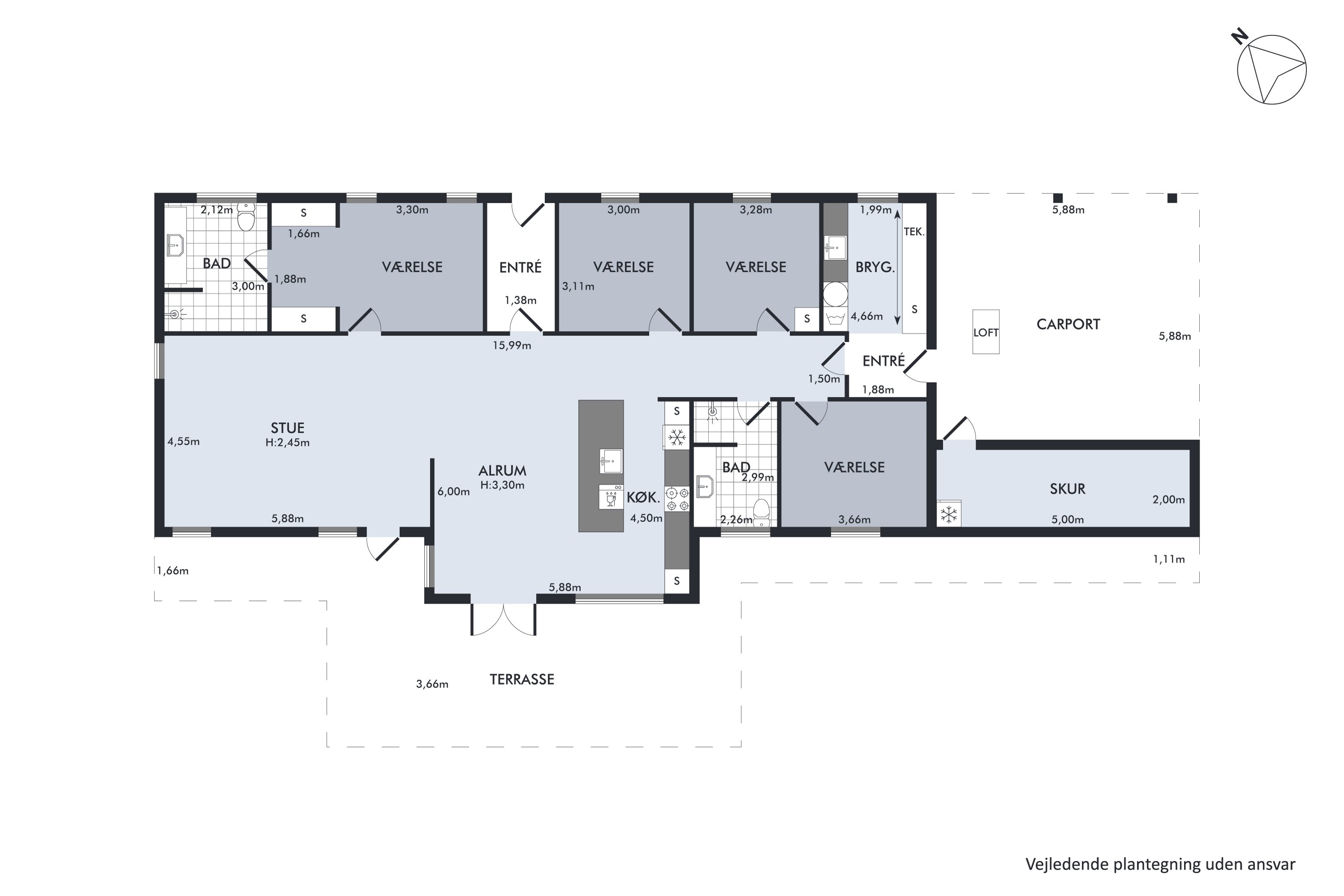 Plantegninger billede af Ørnehøj 21, 4140 Borup