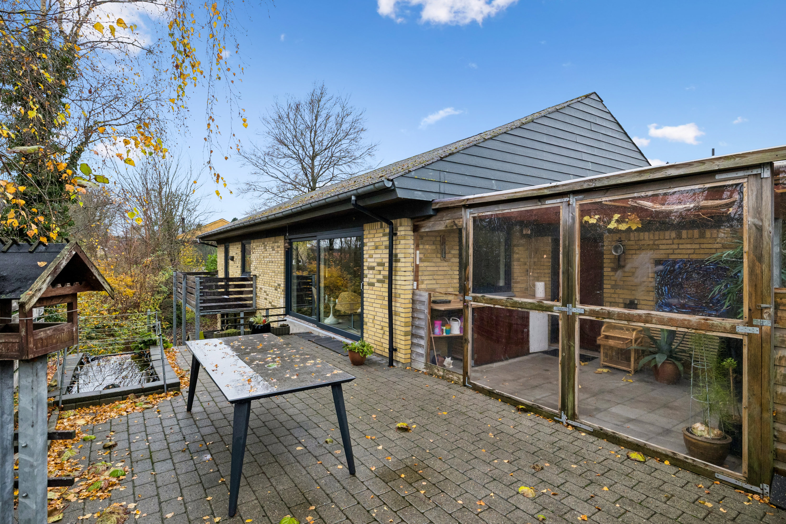 Fremhævet terrasse billede i fuldskærmstilstand. Billede af Fasanvej 4, 9500 Hobro