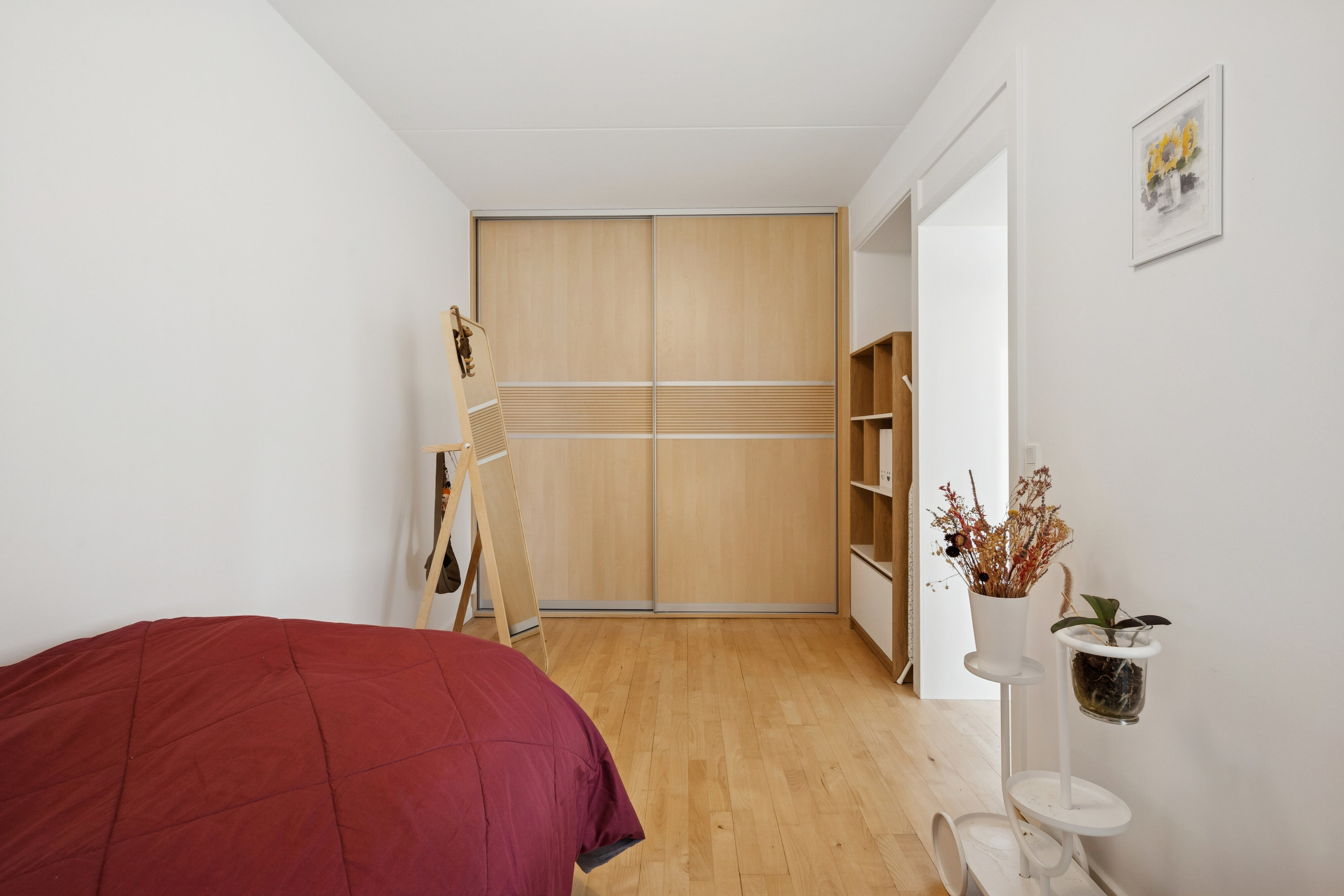 Fremhævet soveværelse billede i fuldskærmstilstand. Billede af Mølleåparken 6, 2. l., 2800 Kongens Lyngby