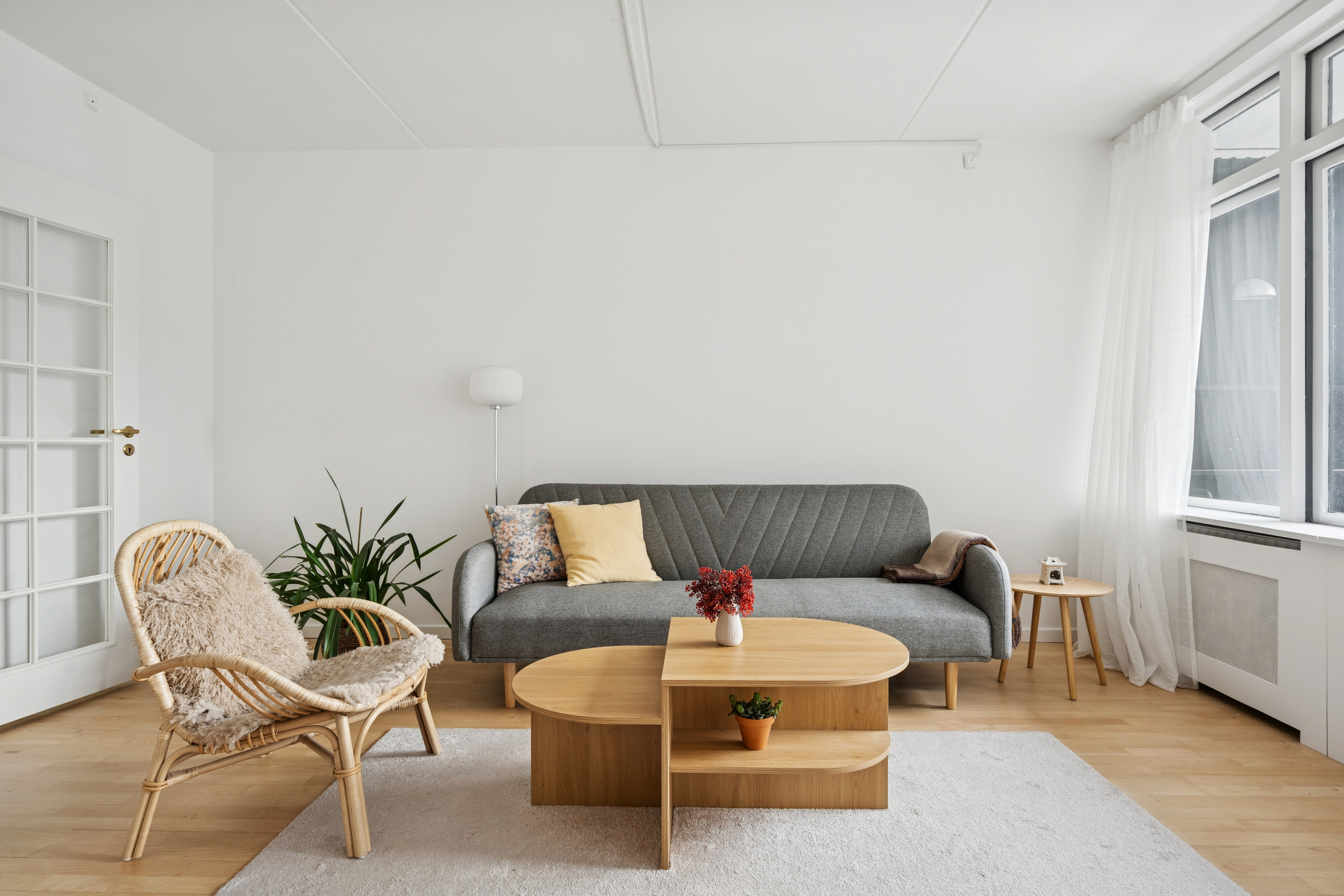 Fremhævet stue billede i fuldskærmstilstand. Billede af Mølleåparken 6, 2. l., 2800 Kongens Lyngby