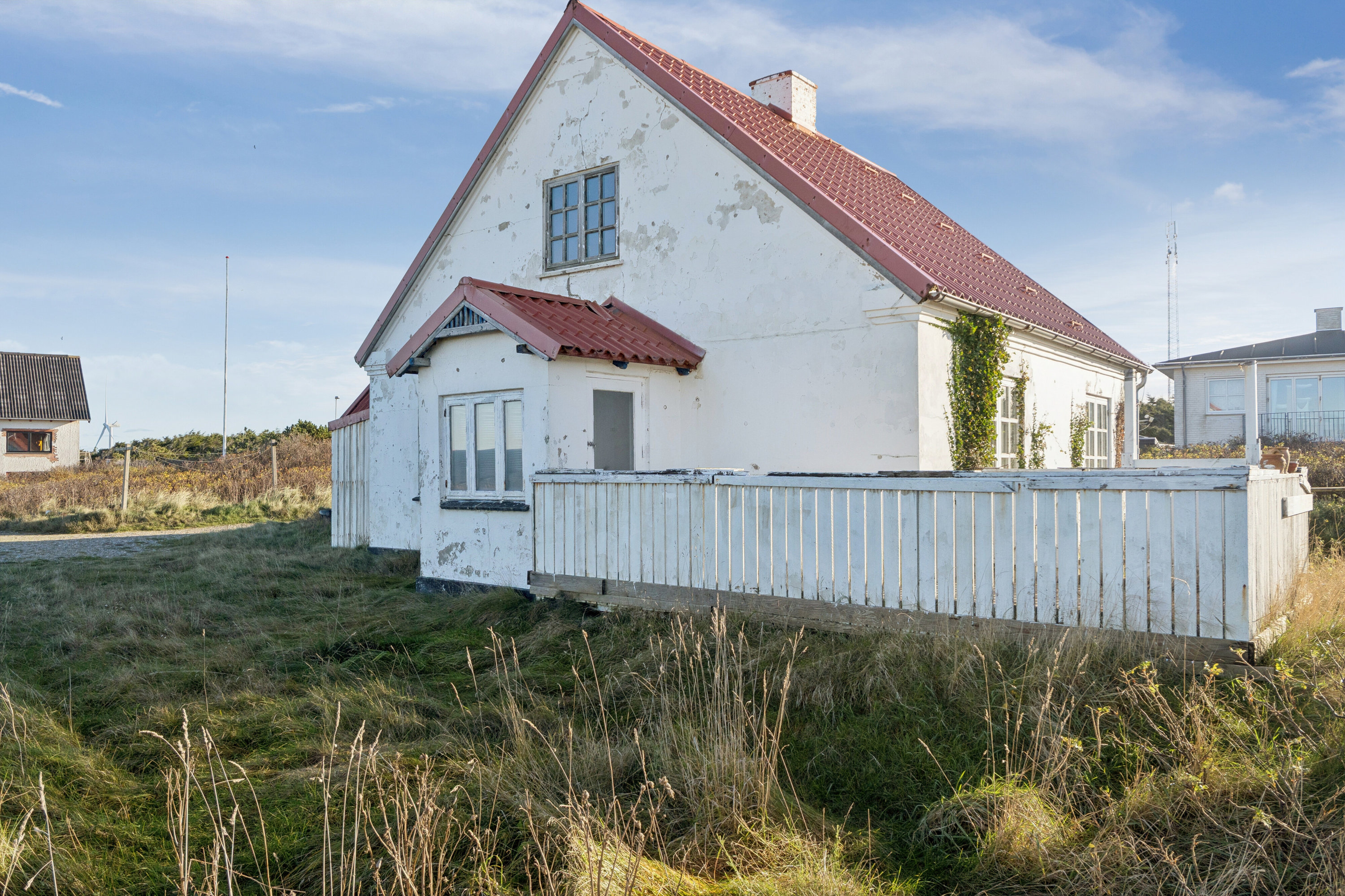 Fremhævet set fra haven billede i fuldskærmstilstand. Billede af Roshagevej 6, 7730 Hanstholm