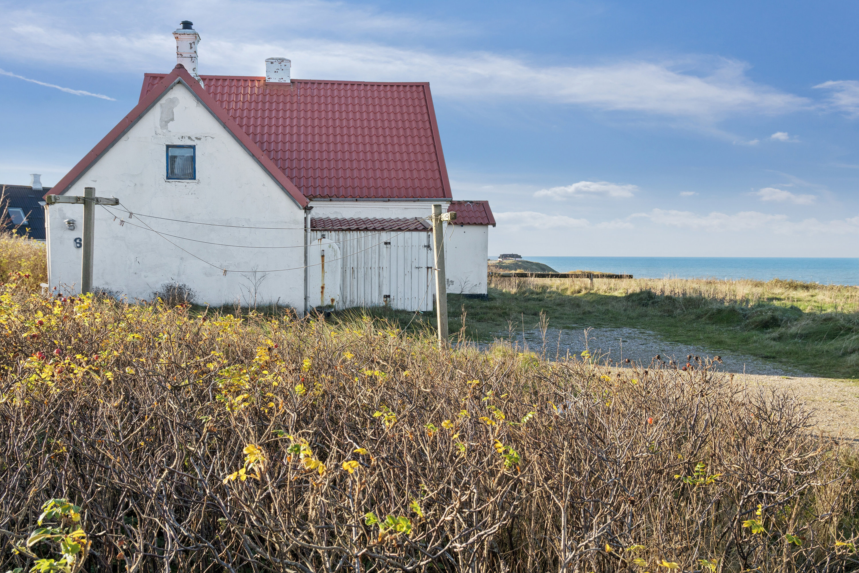 Fremhævet udendørs billede i fuldskærmstilstand. Billede af Roshagevej 6, 7730 Hanstholm