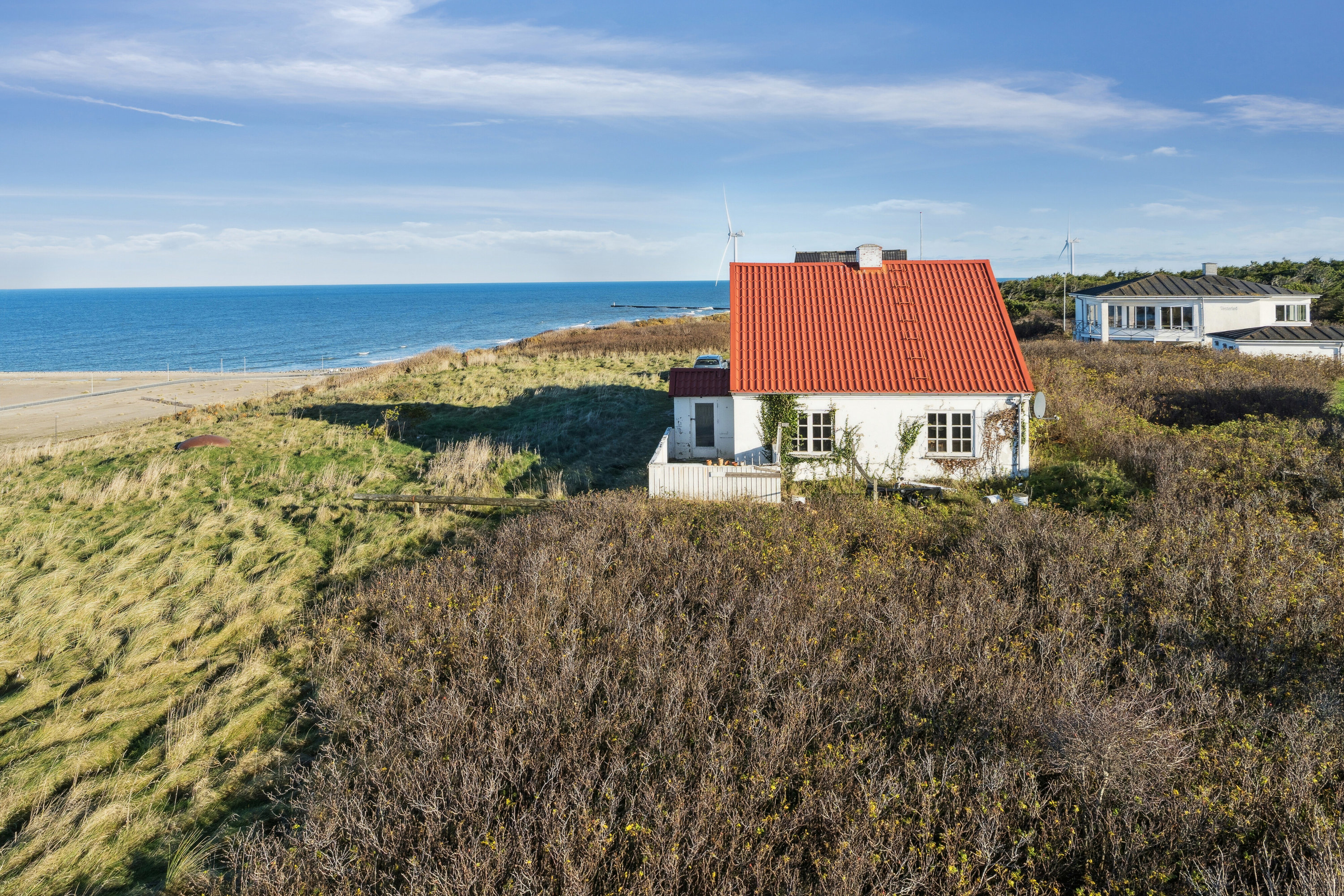 Villa: Luftfoto på Roshagevej 6, 7730 Hanstholm