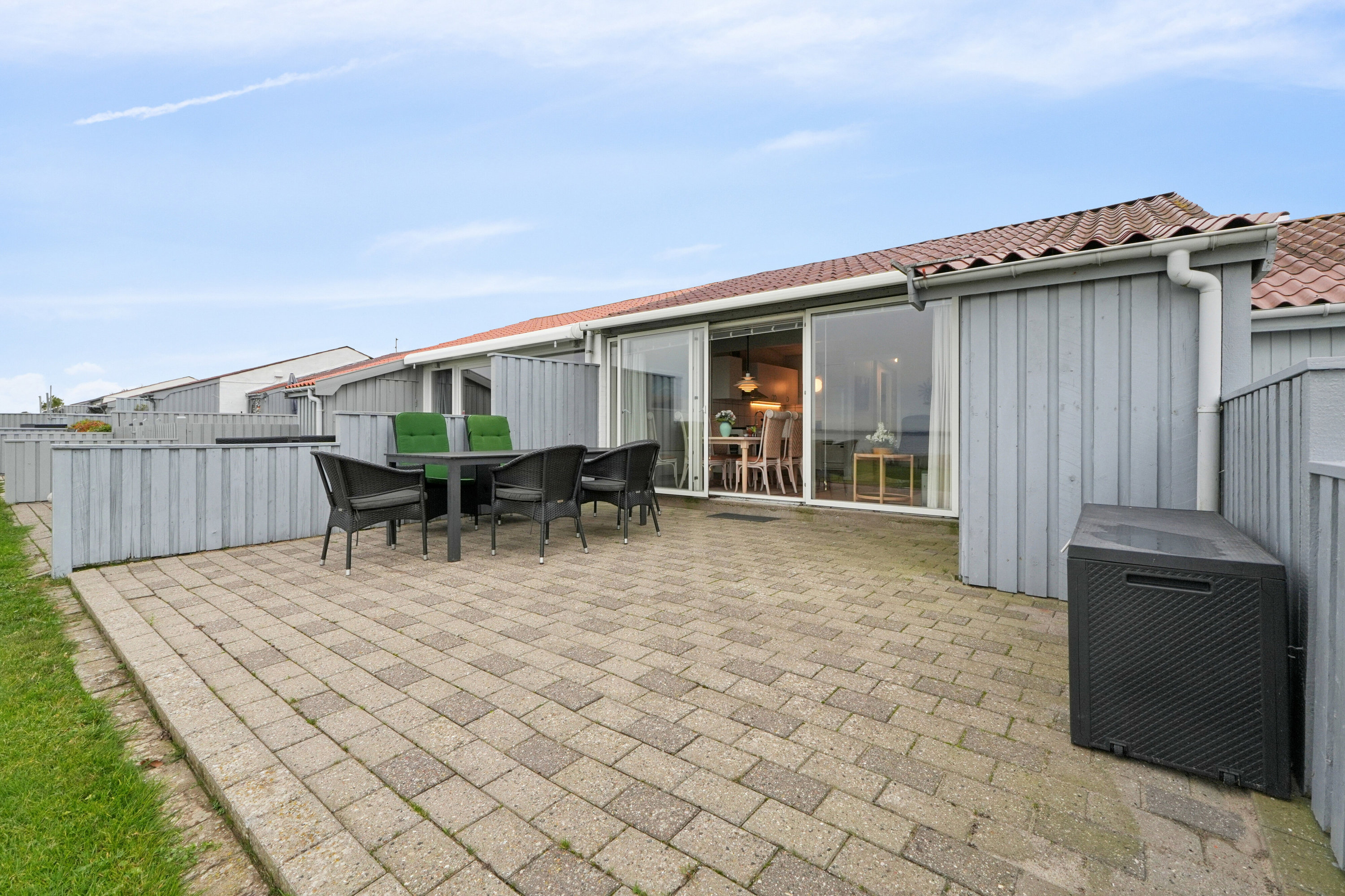 Fremhævet terrasse billede i fuldskærmstilstand. Billede af Dageløkke Marina 3M, Dageløkke, 5953 Tranekær