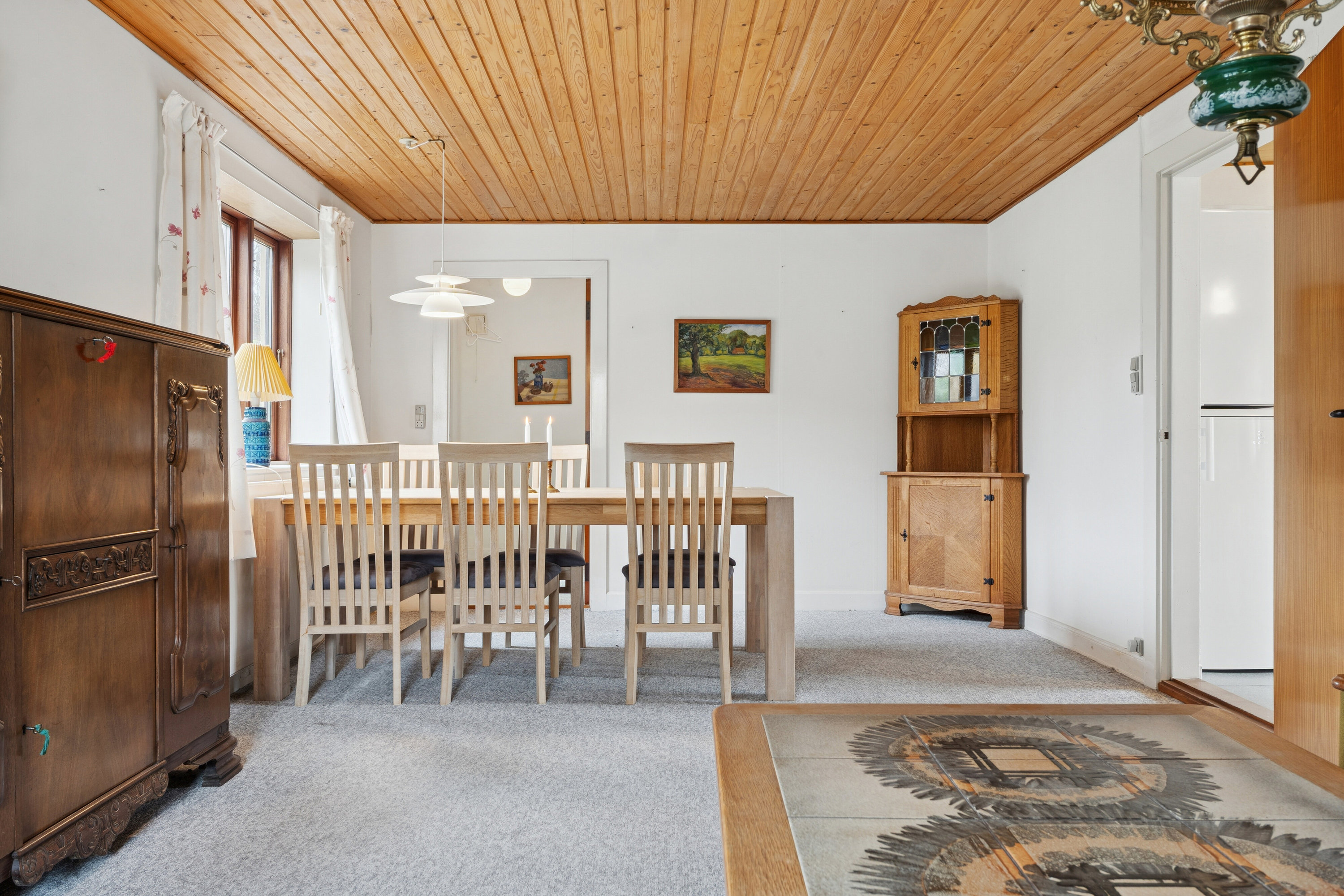 Fremhævet spisestue billede i fuldskærmstilstand. Billede af Østergade 82, Lohals, 5953 Tranekær