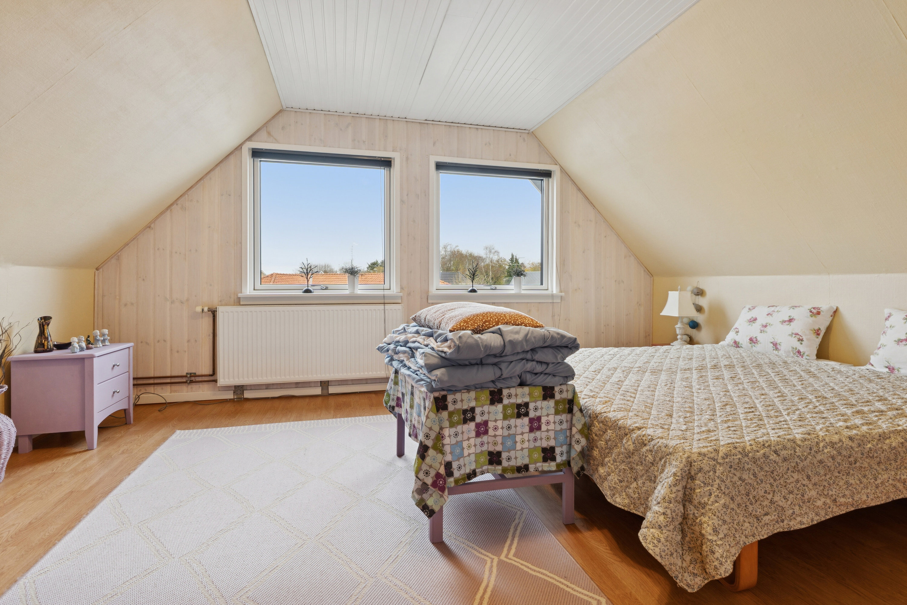 Fremhævet soveværelse billede i fuldskærmstilstand. Billede af Kirsebærvænget 28, Tullebølle, 5953 Tranekær