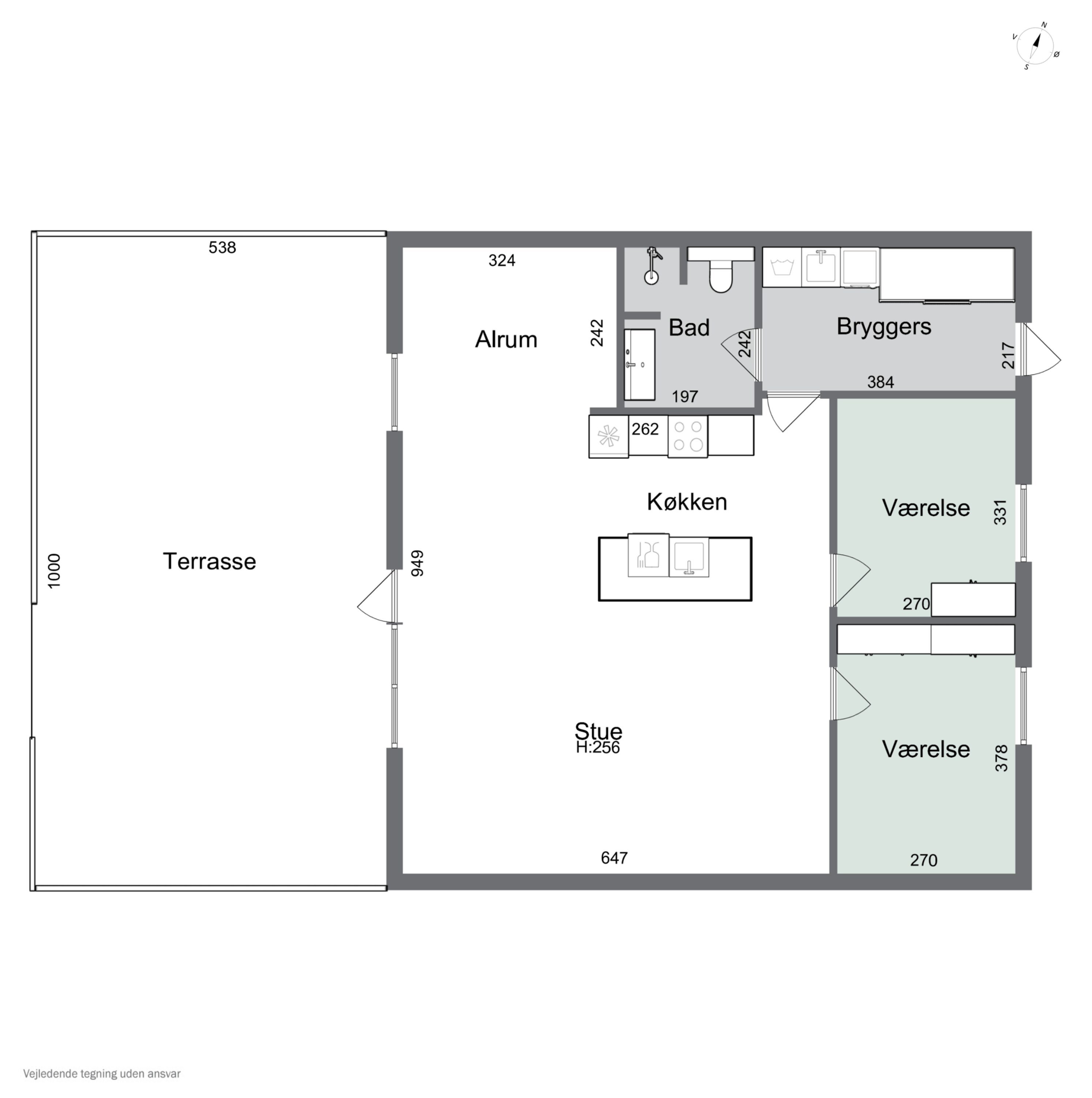 Plantegninger billede af Lysningen 4, Skovsø, 4200 Slagelse
